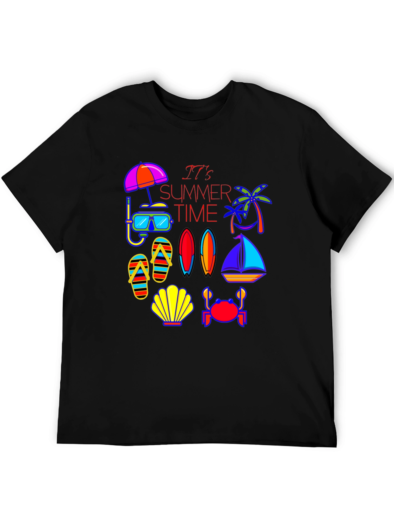 Summer Time Graphic Tee - Beach Vibes