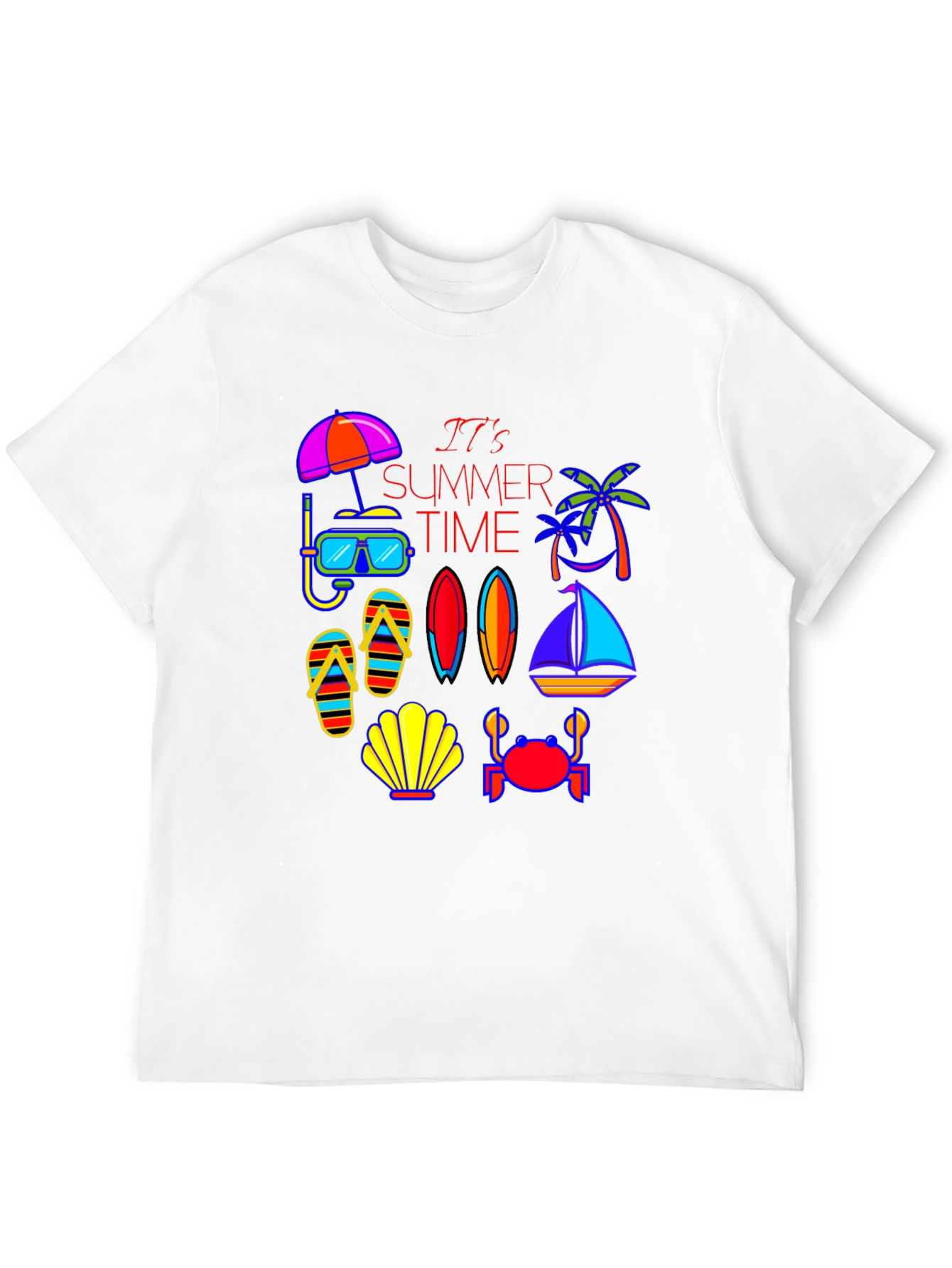 Summer Time Graphic Tee - Beach Vibes