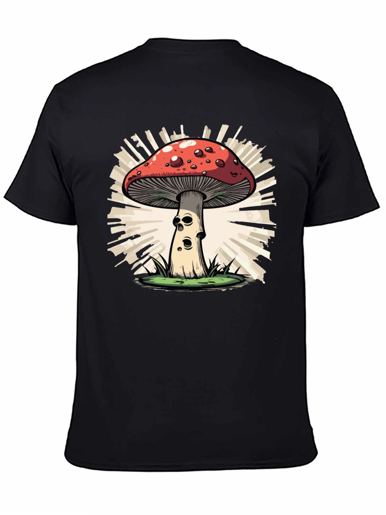 Mushroom Graphic Print Tee