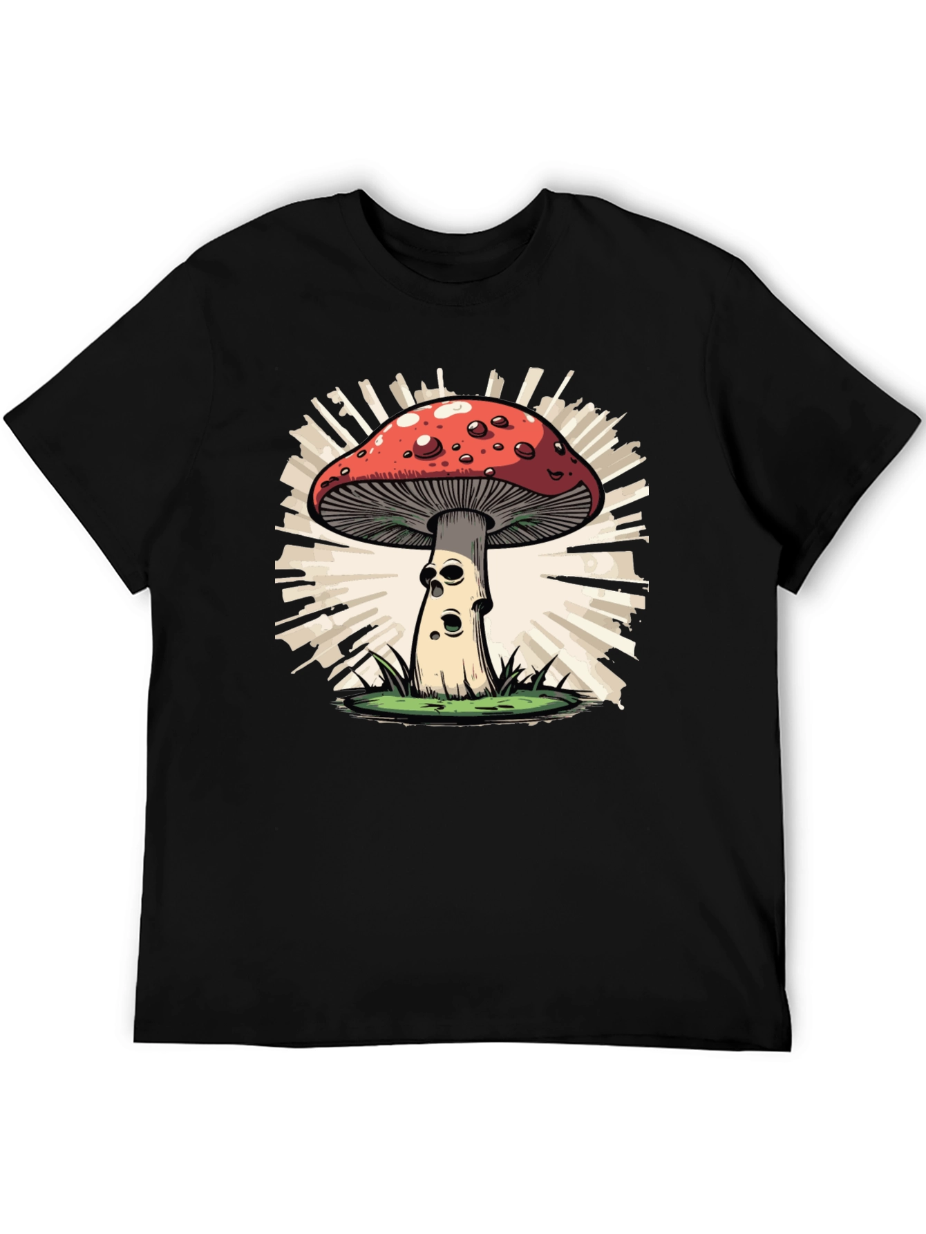 Mushroom Graphic Print Tee