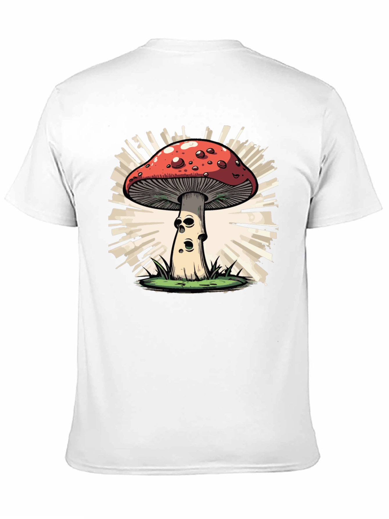 Mushroom Graphic Print Tee