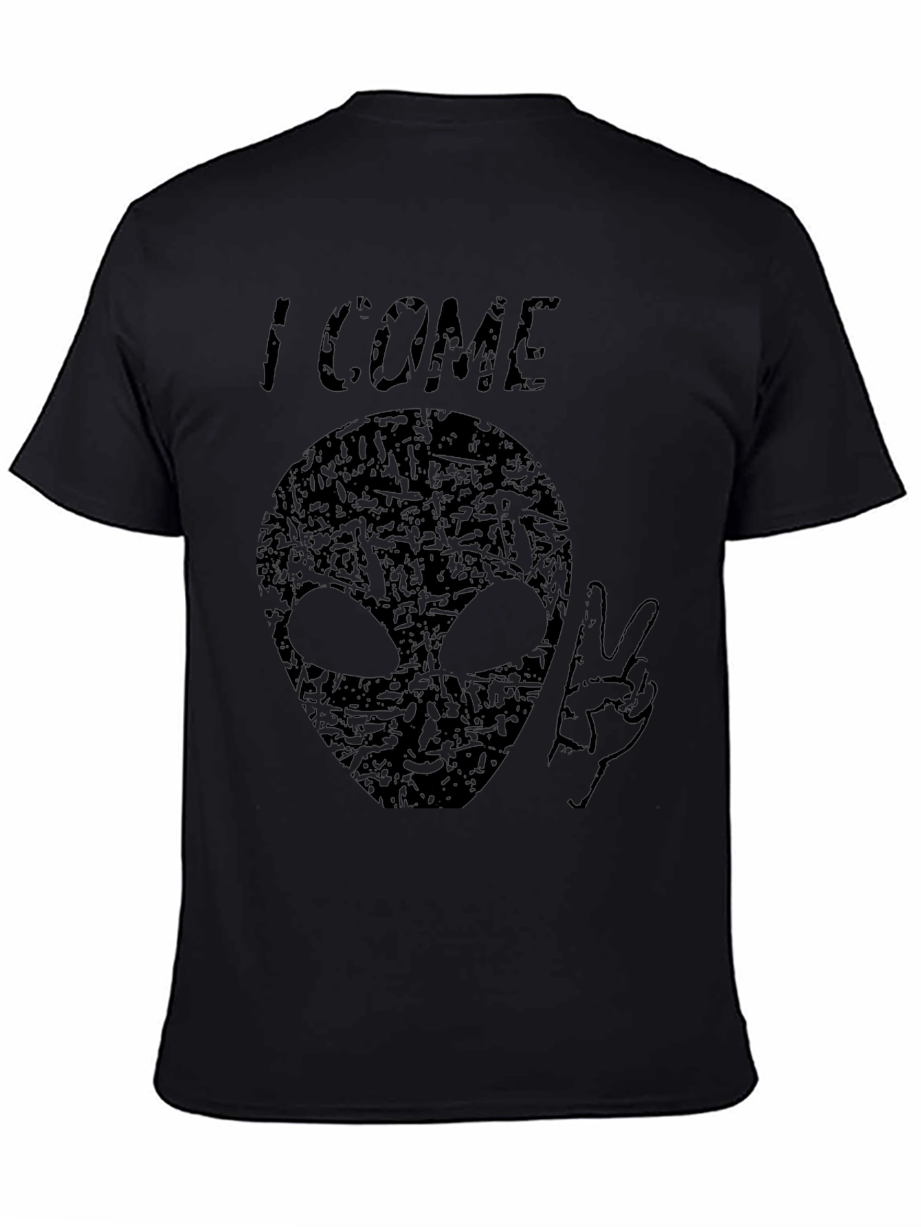 I Come In Peace Alien Graphic T-Shirt