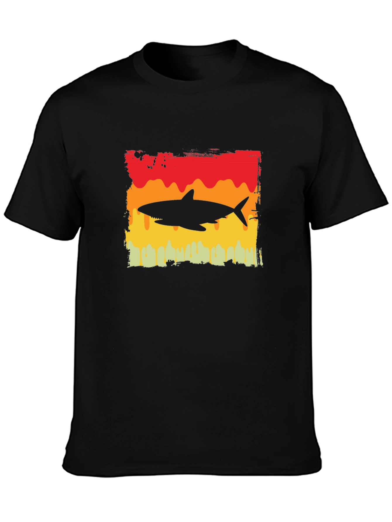 Retro Shark Graphic T-Shirt - Stylish Cotton Tee