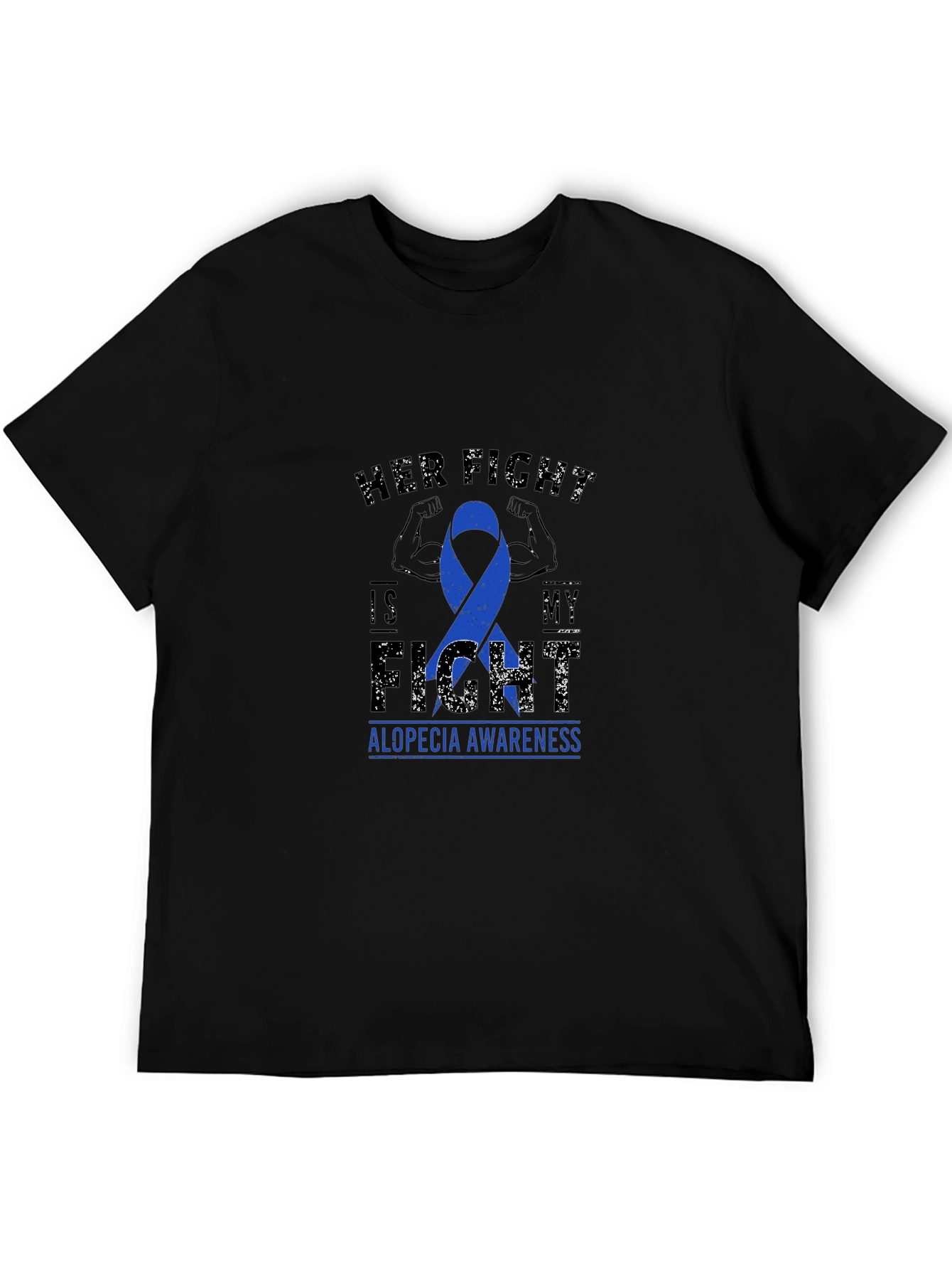 Alopecia Awareness T-Shirt: Her Fight Is My Fight