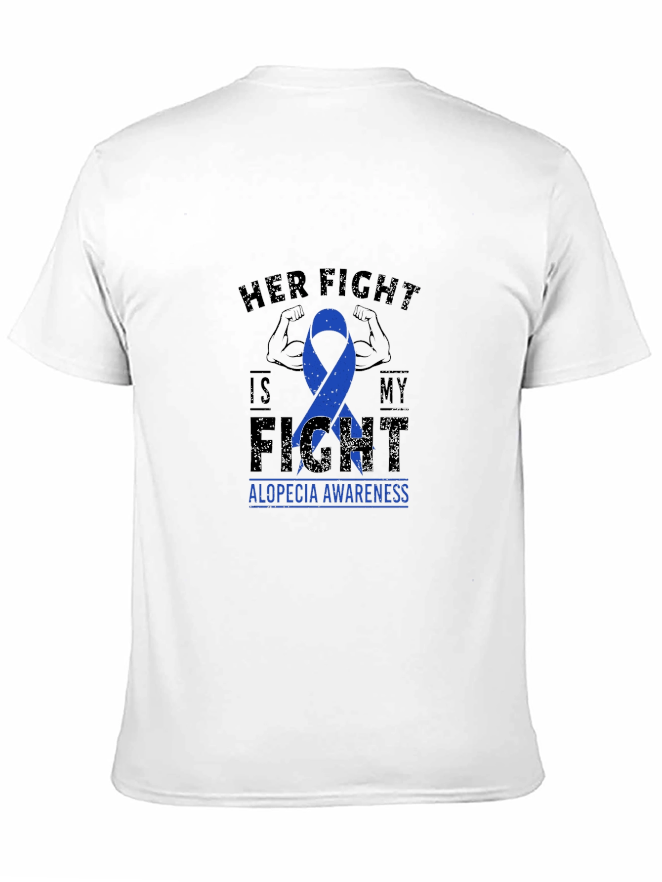 Alopecia Awareness T-Shirt: Her Fight Is My Fight
