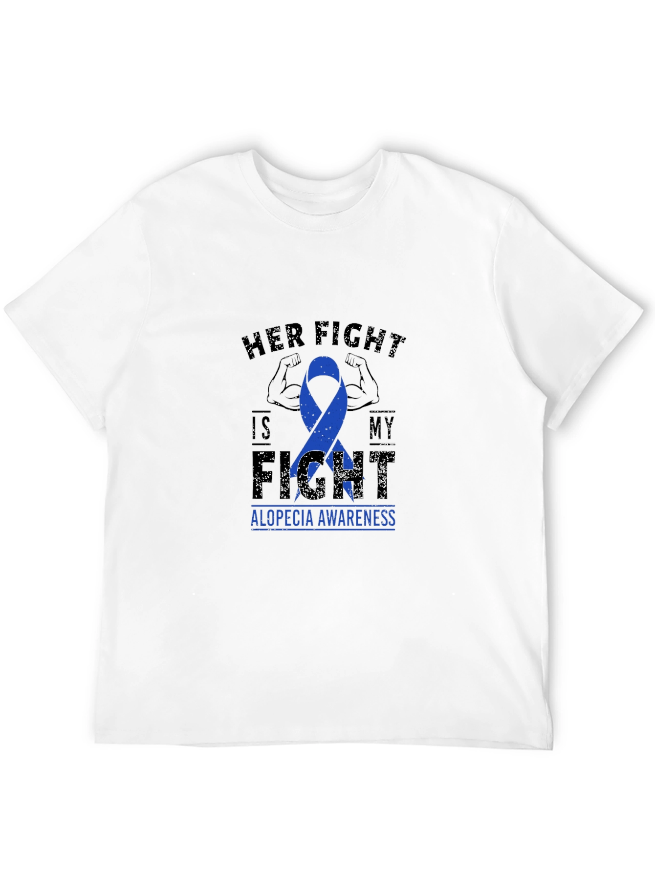 Alopecia Awareness T-Shirt: Her Fight Is My Fight