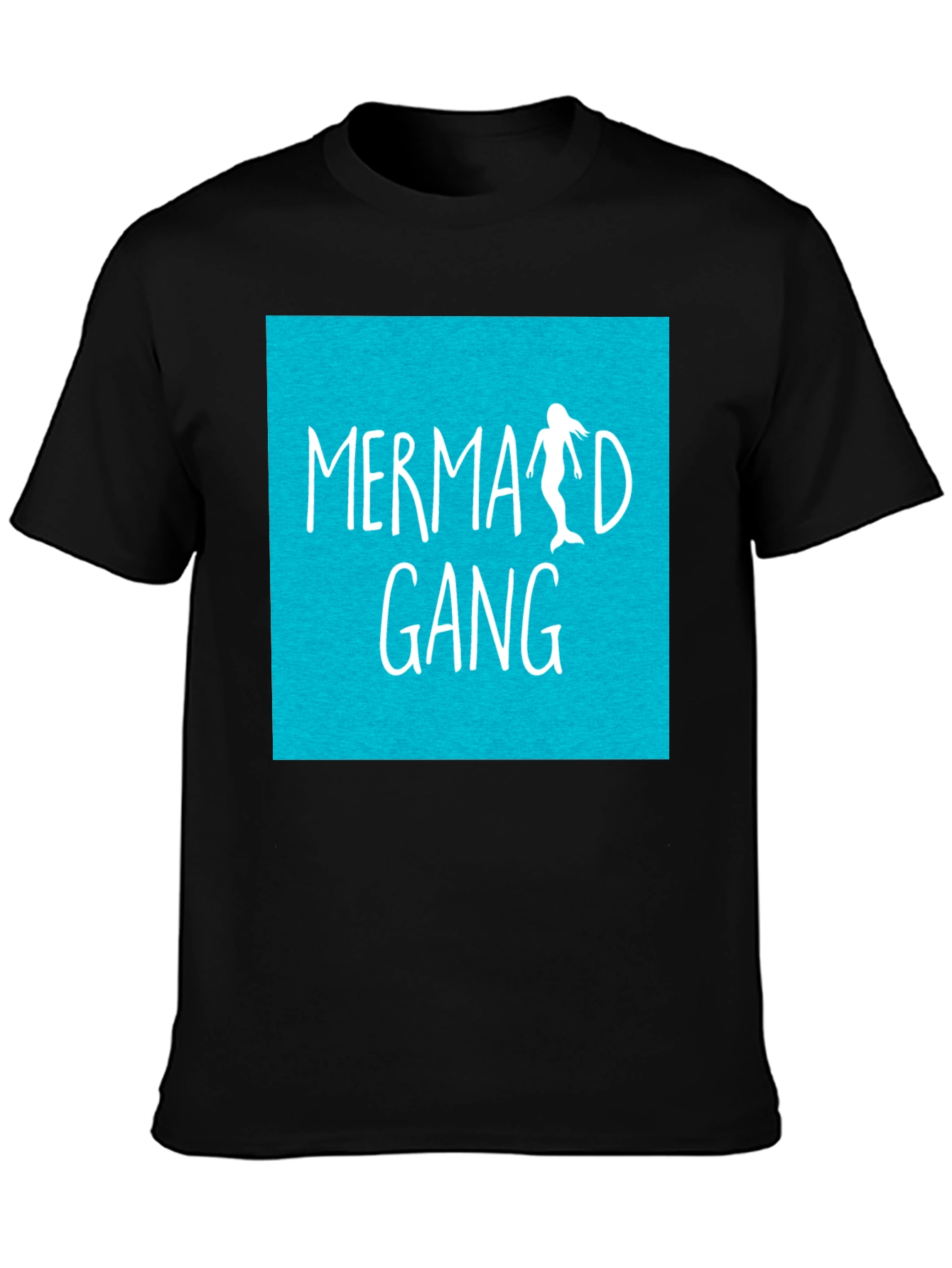 Mermaid Gang Graphic Tee -  Stylish Fun Summer Top