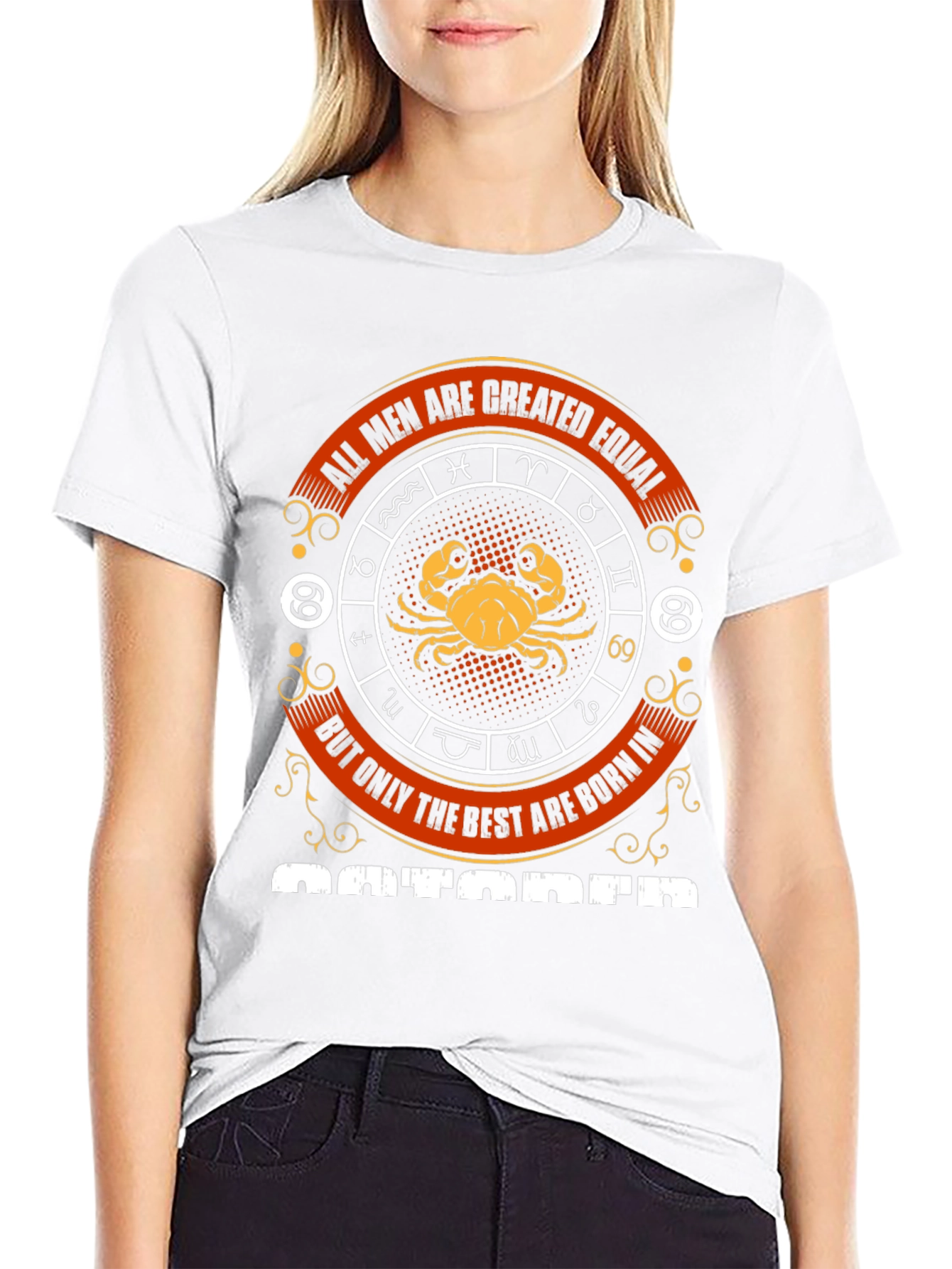 October Zodiac Graphic T-Shirt
