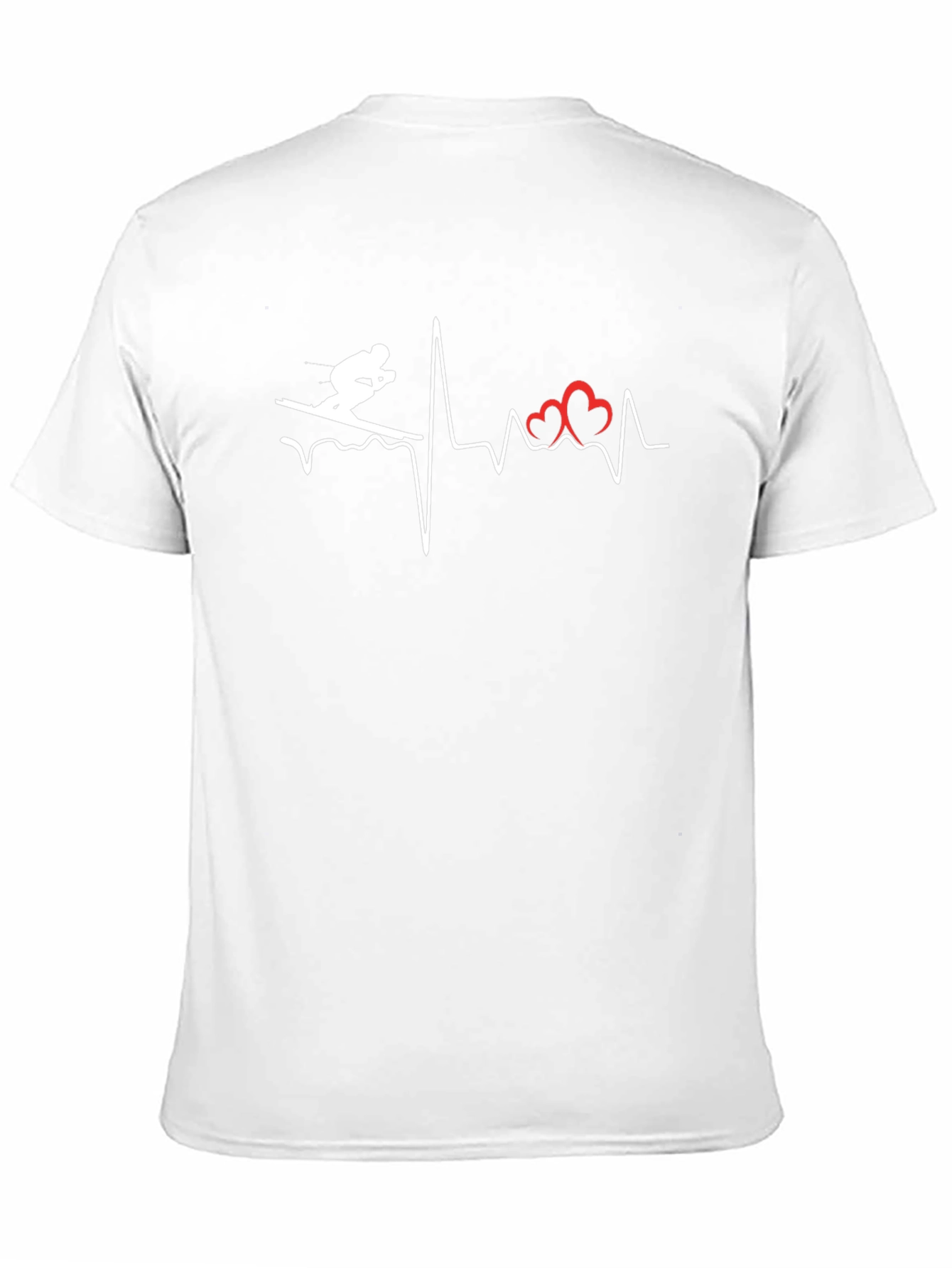 Ski Heartbeat T-Shirt - Love to Ski!