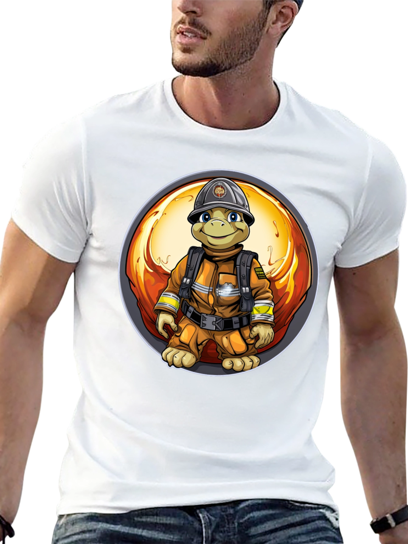 Turtle Firefighter T-Shirt