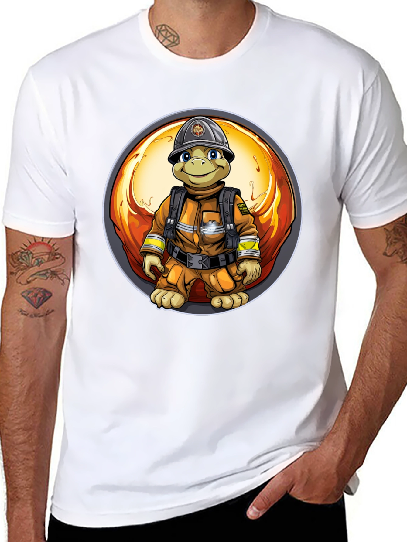 Turtle Firefighter T-Shirt