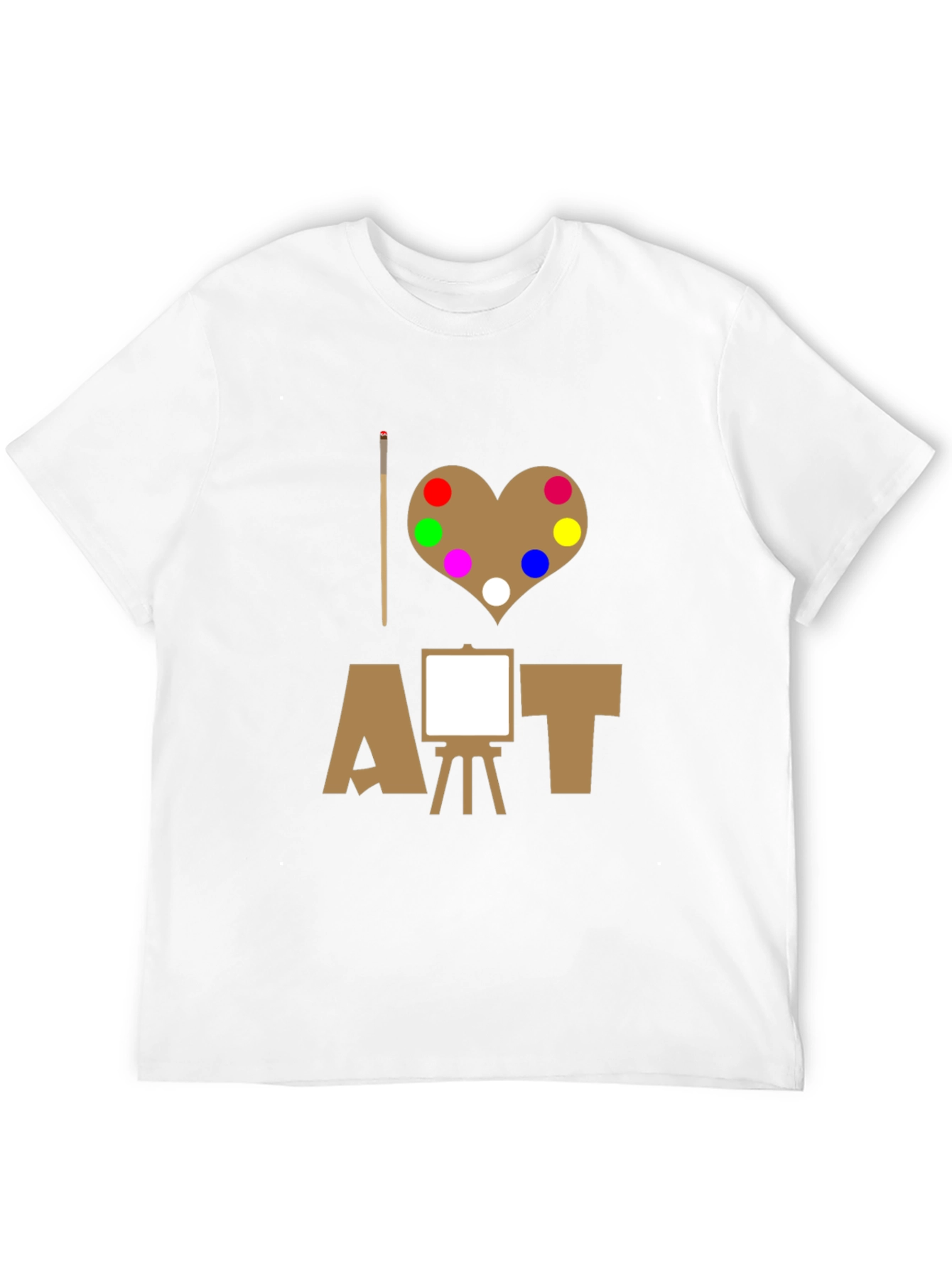 I Love Art T-Shirt - Painter Palette Design