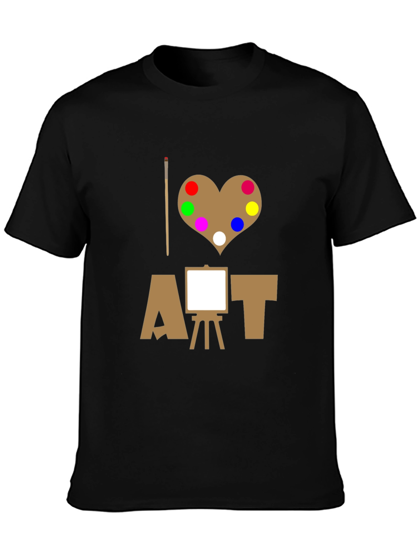 I Love Art T-Shirt - Painter Palette Design