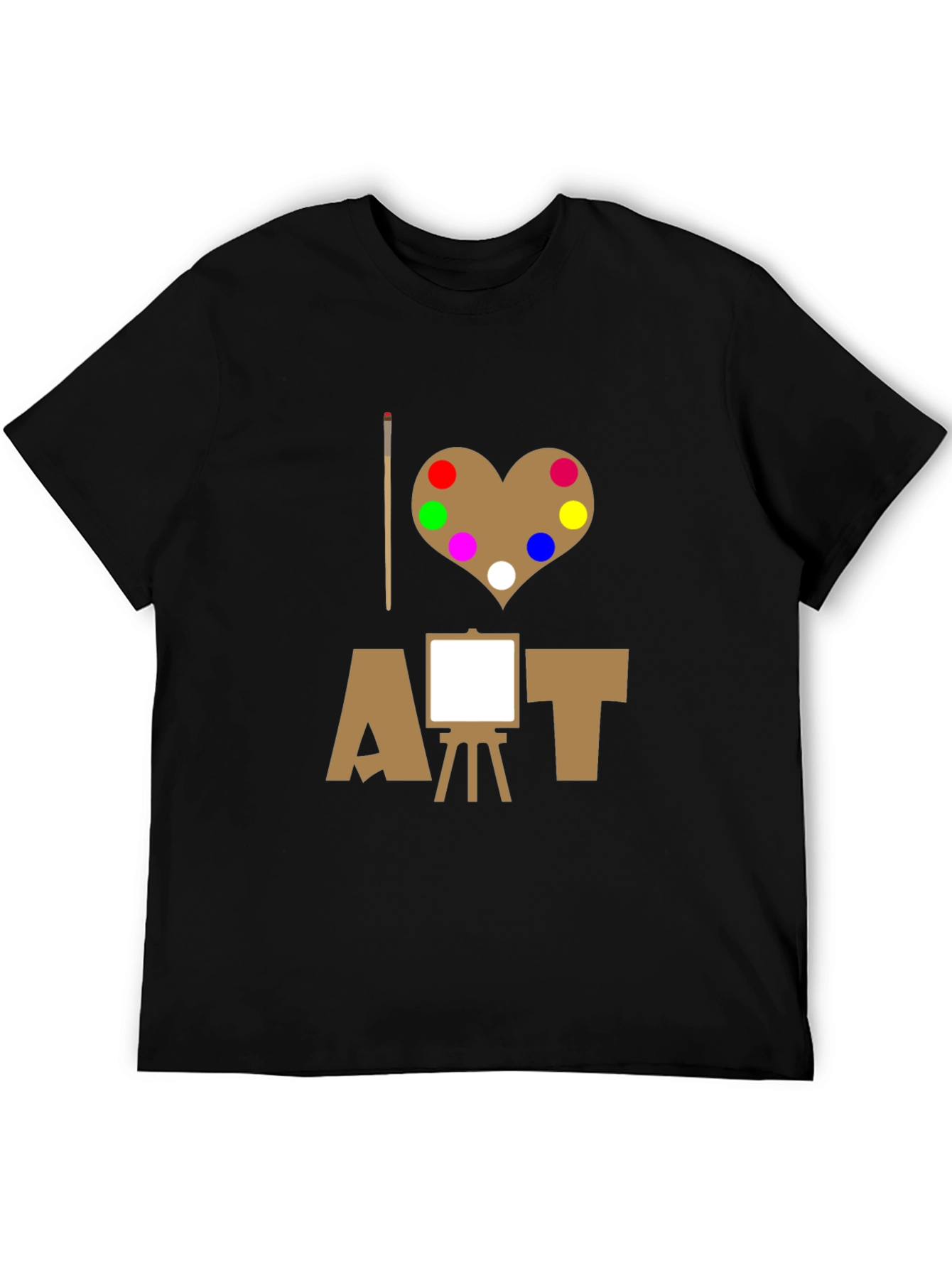 I Love Art T-Shirt - Painter Palette Design