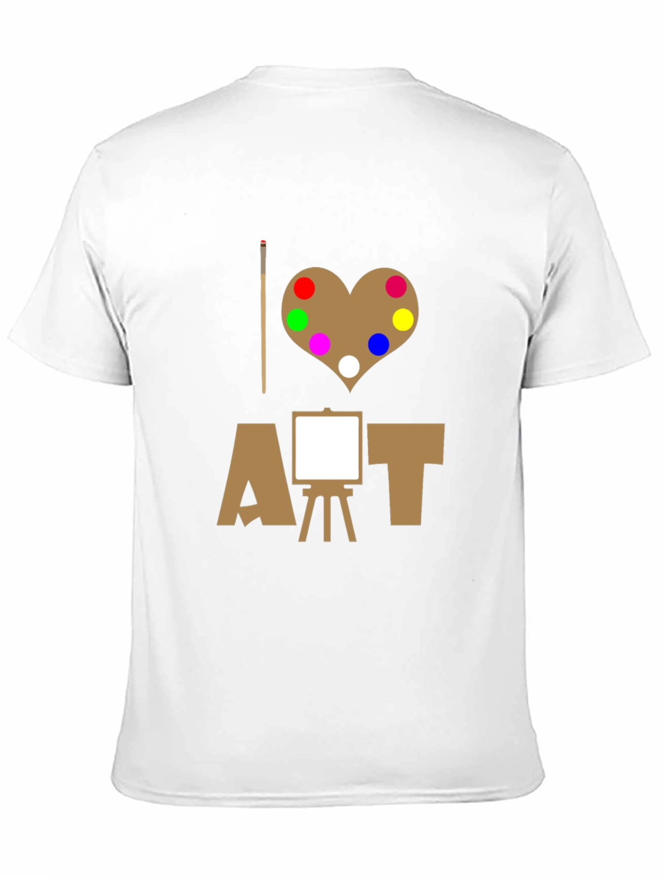 I Love Art T-Shirt - Painter Palette Design