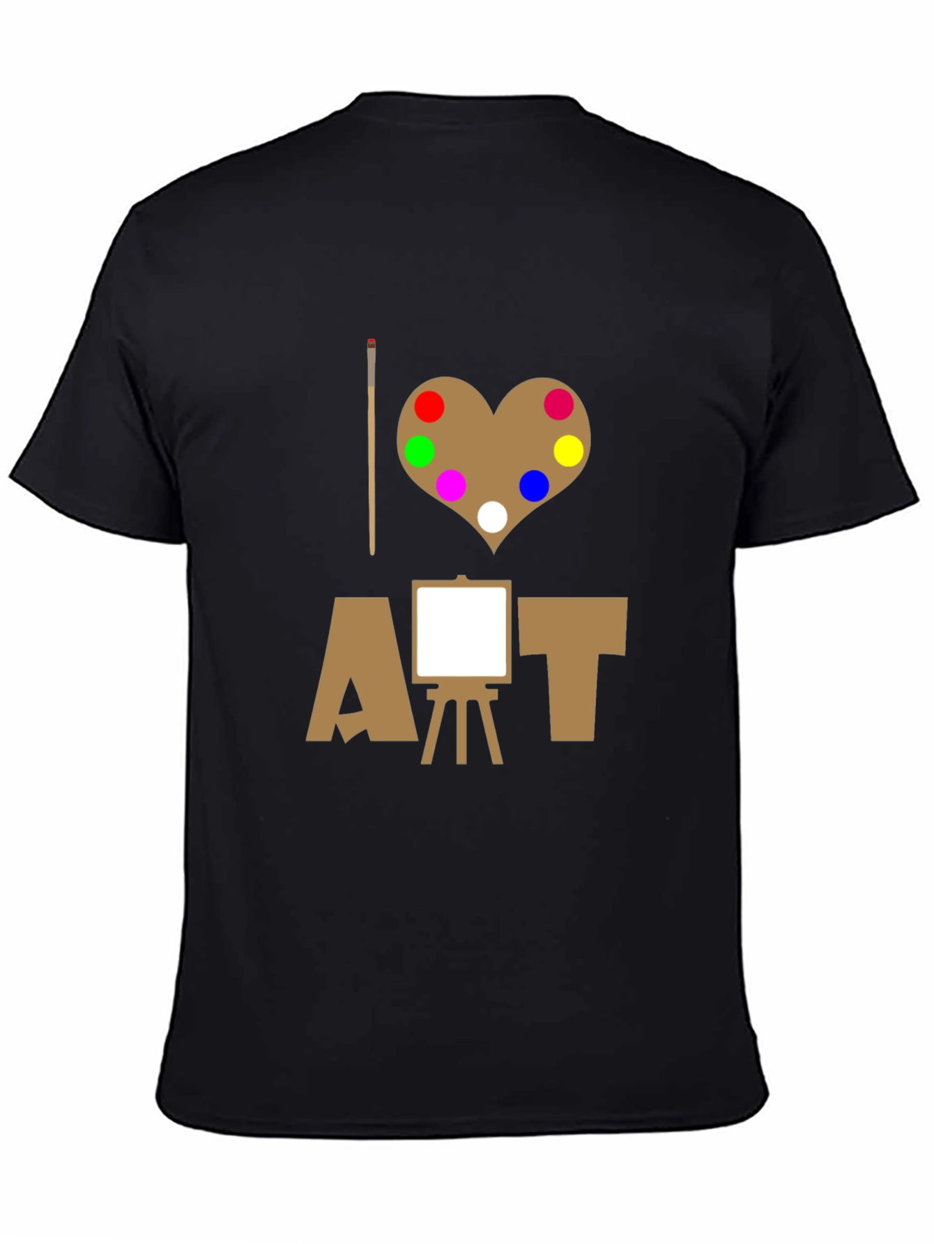 I Love Art T-Shirt - Painter Palette Design