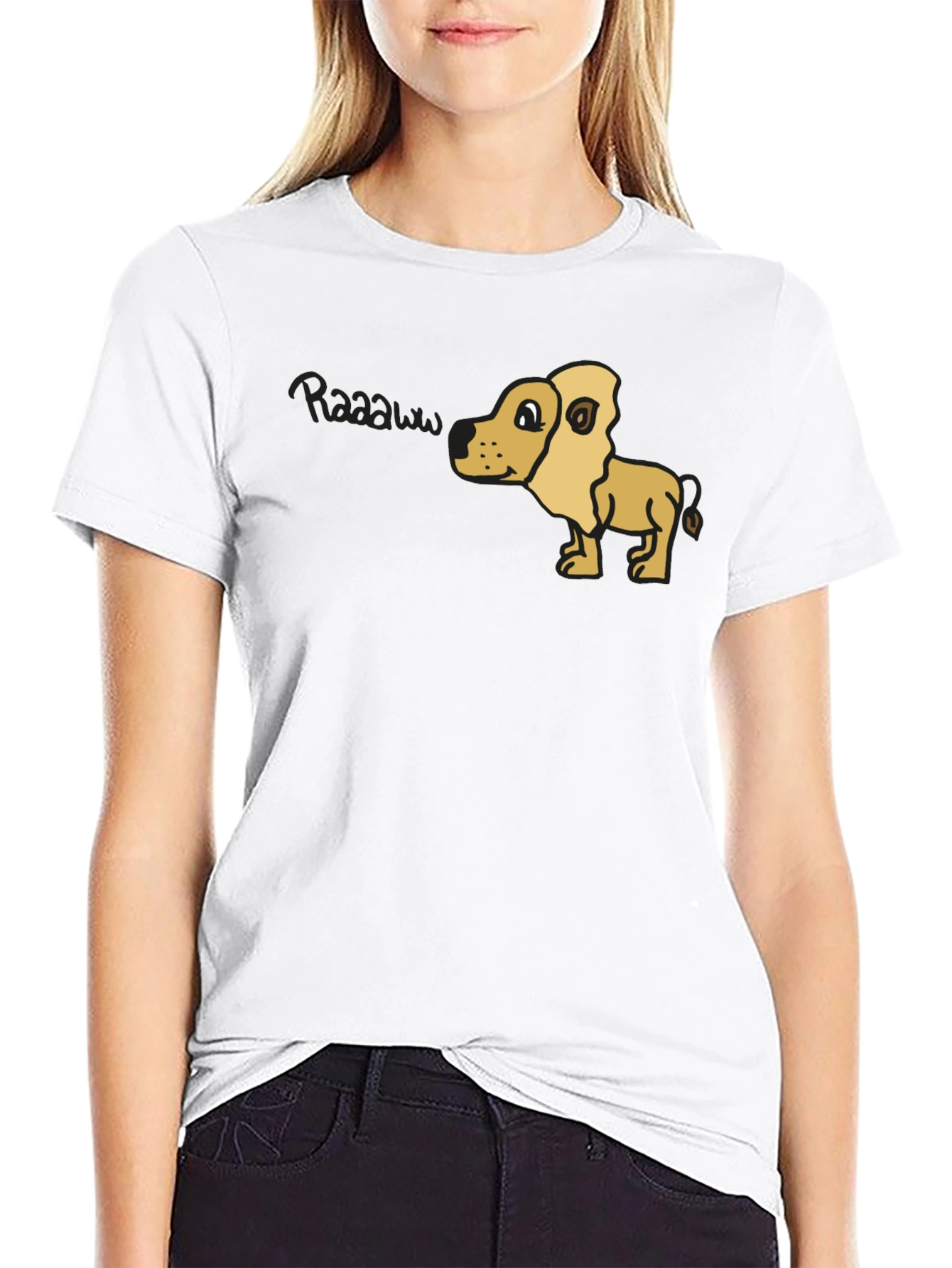 Roaring Lion Graphic Black T-Shirt