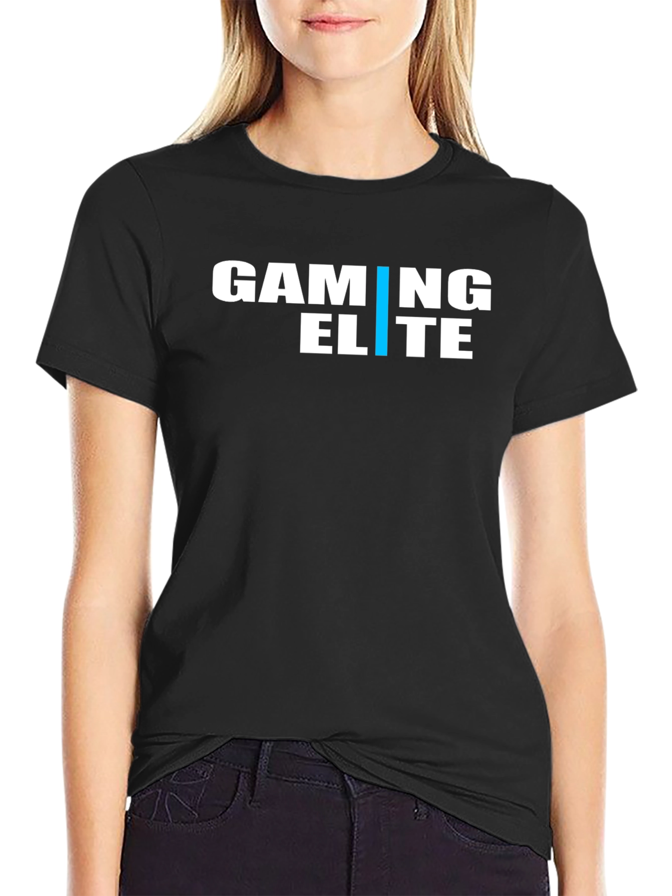 Gaming Elite Black T-Shirt for Men