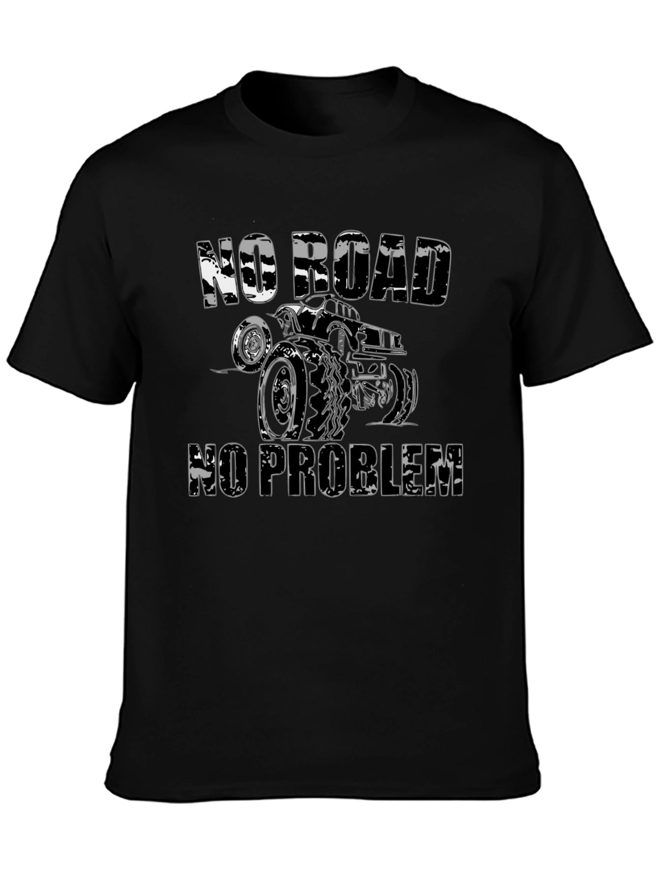 No Road No Problem Truck Graphic Tee