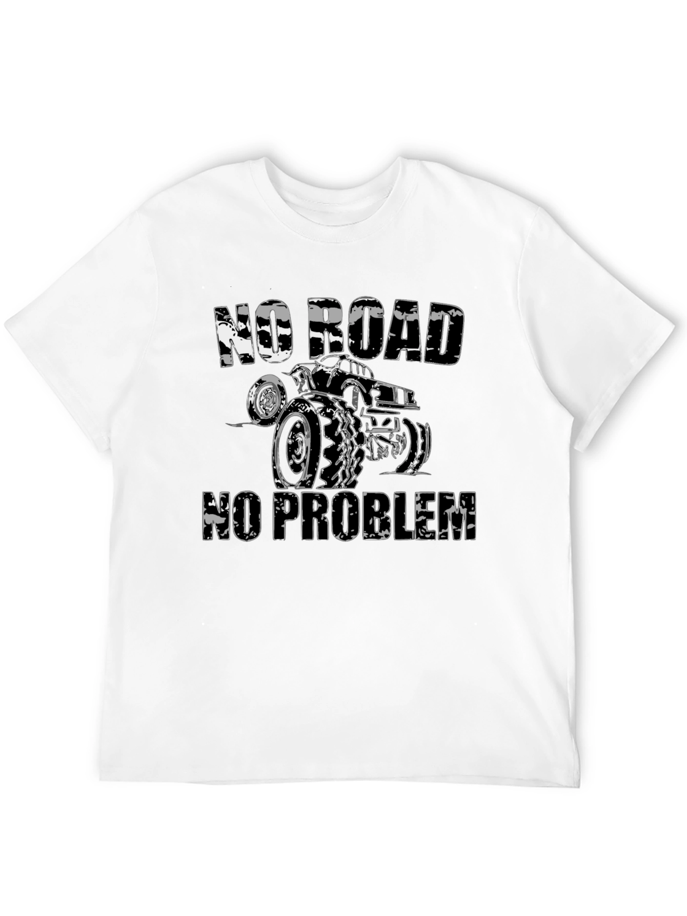 No Road No Problem Truck Graphic Tee