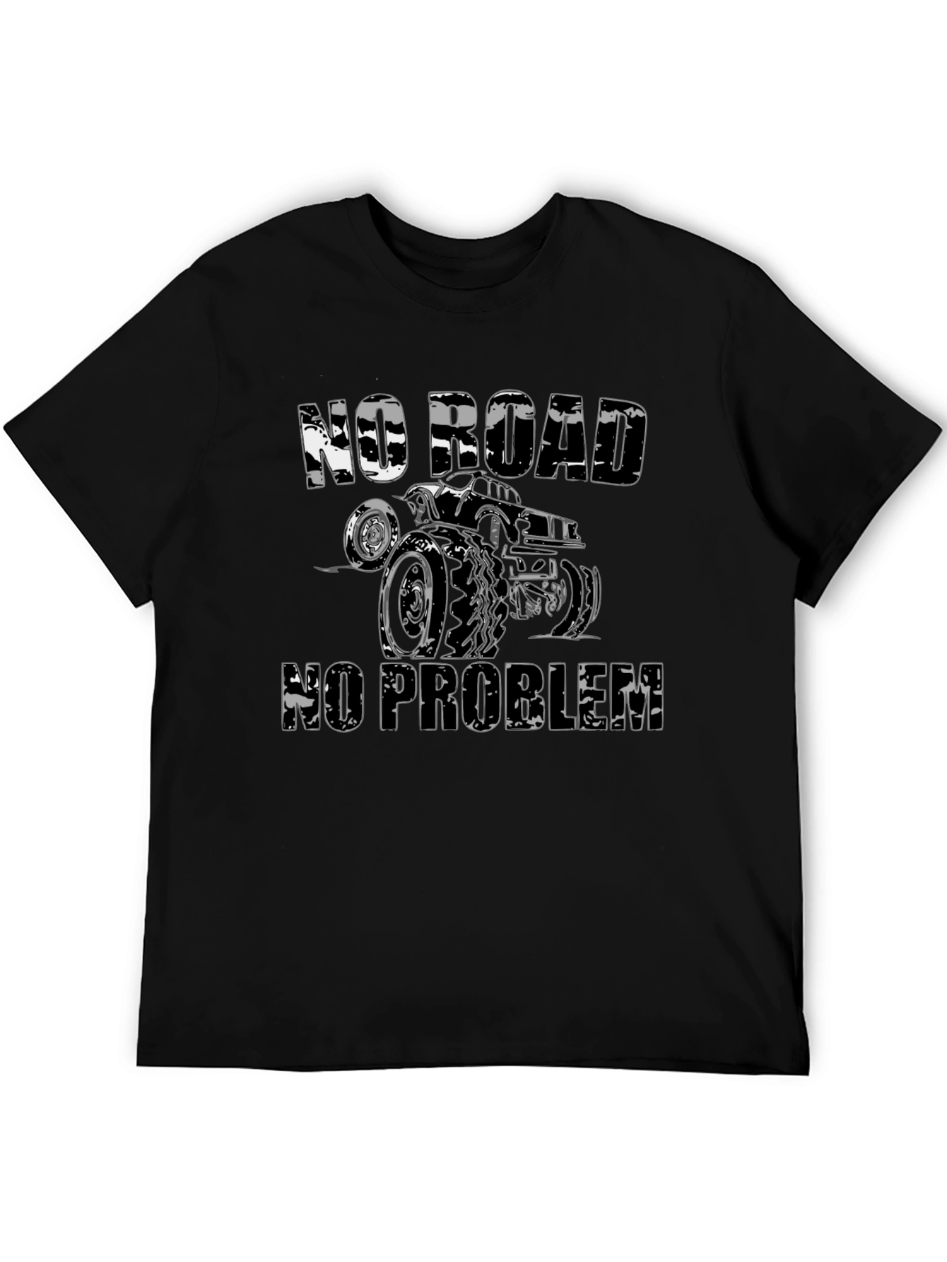 No Road No Problem Truck Graphic Tee