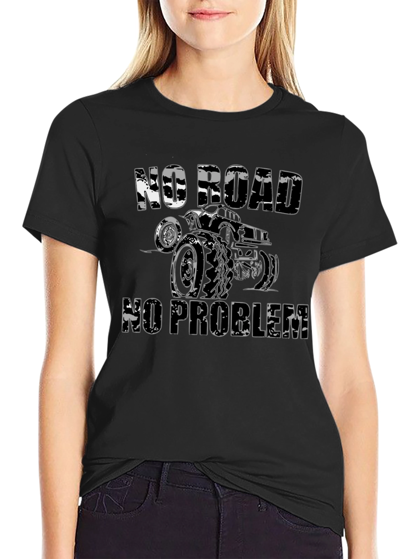 No Road No Problem Truck Graphic Tee