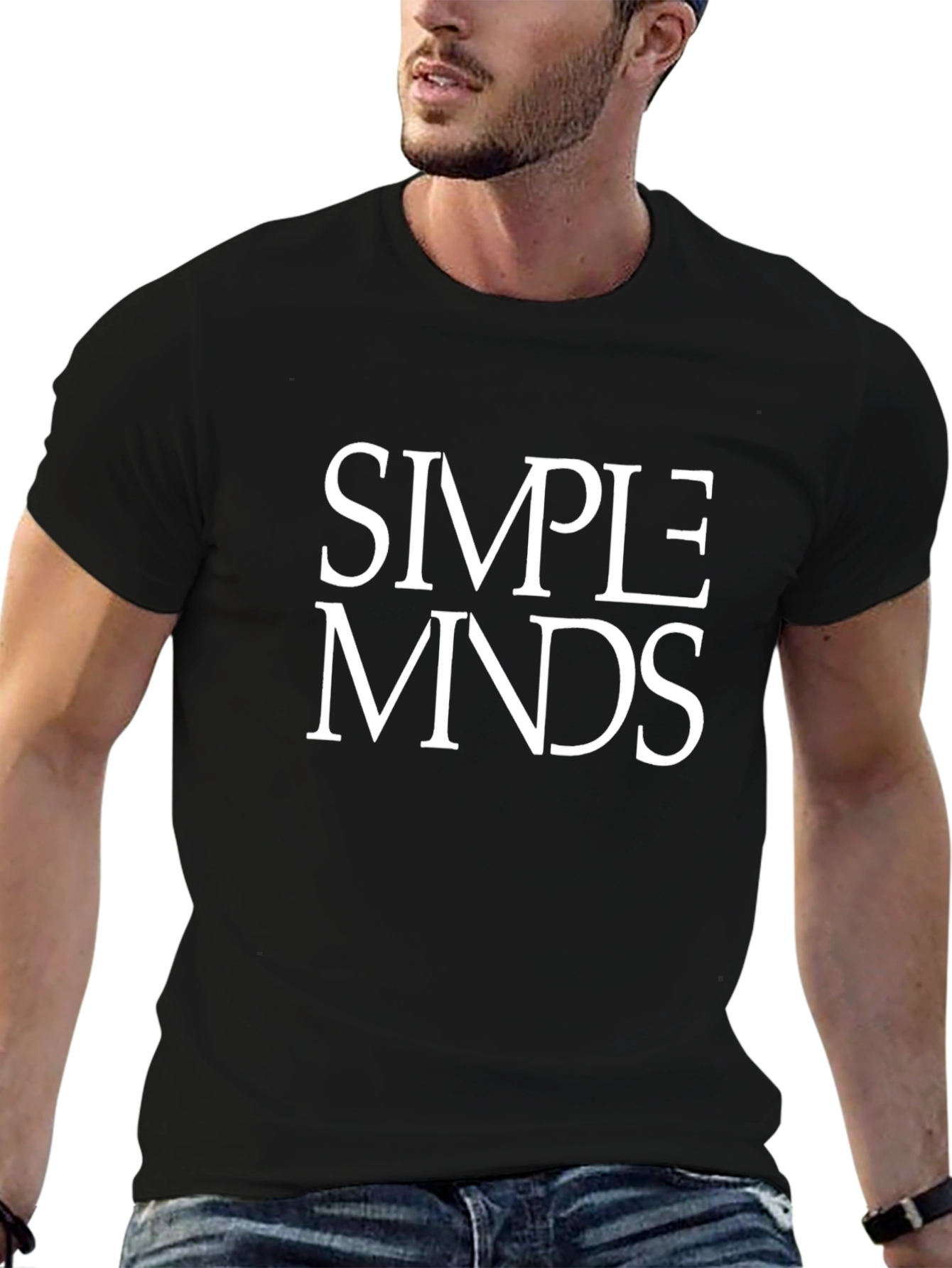 Simple Minds Band T-Shirt - Classic Black Tee