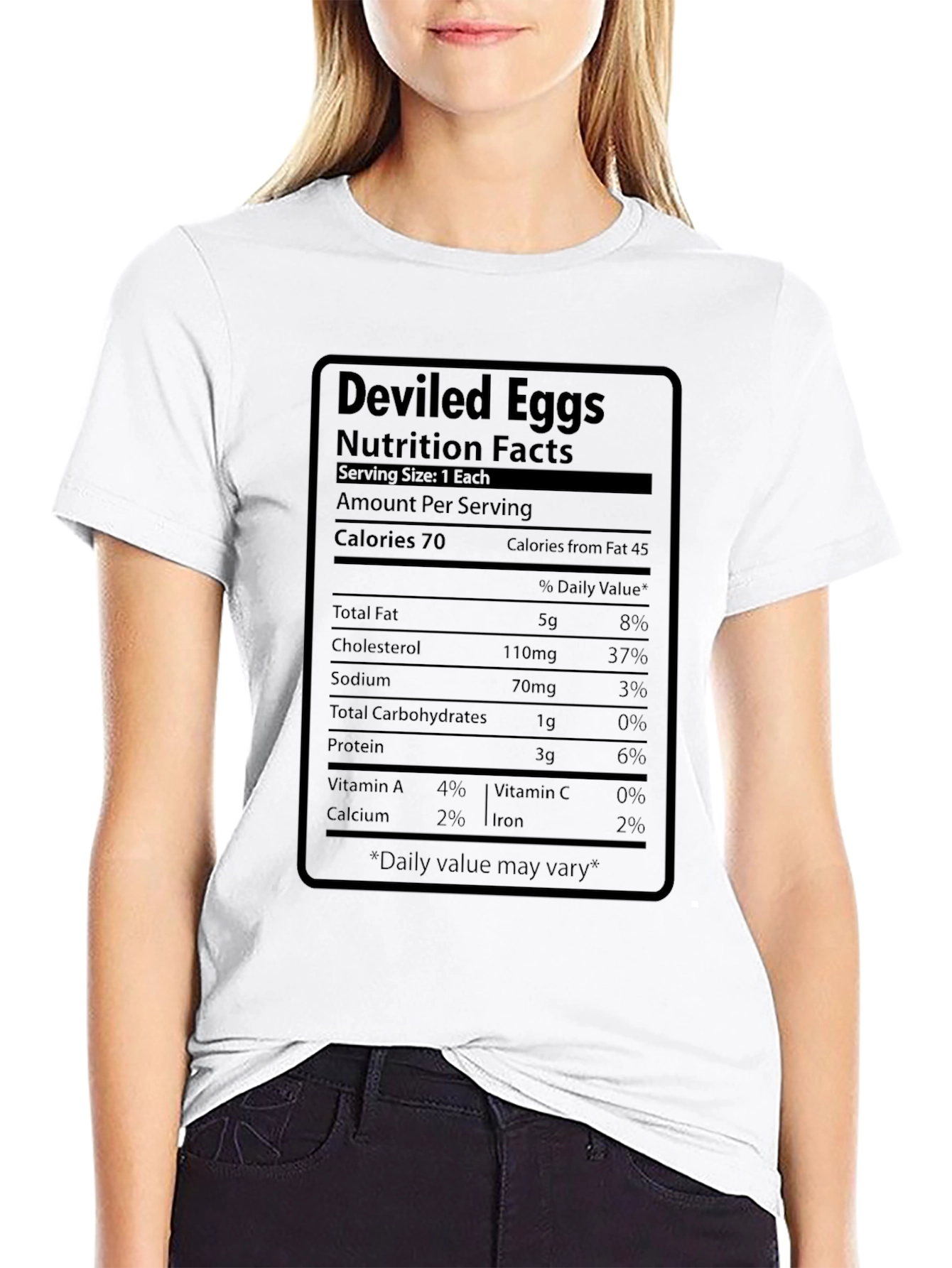 Deviled Eggs Nutrition Facts T-Shirt