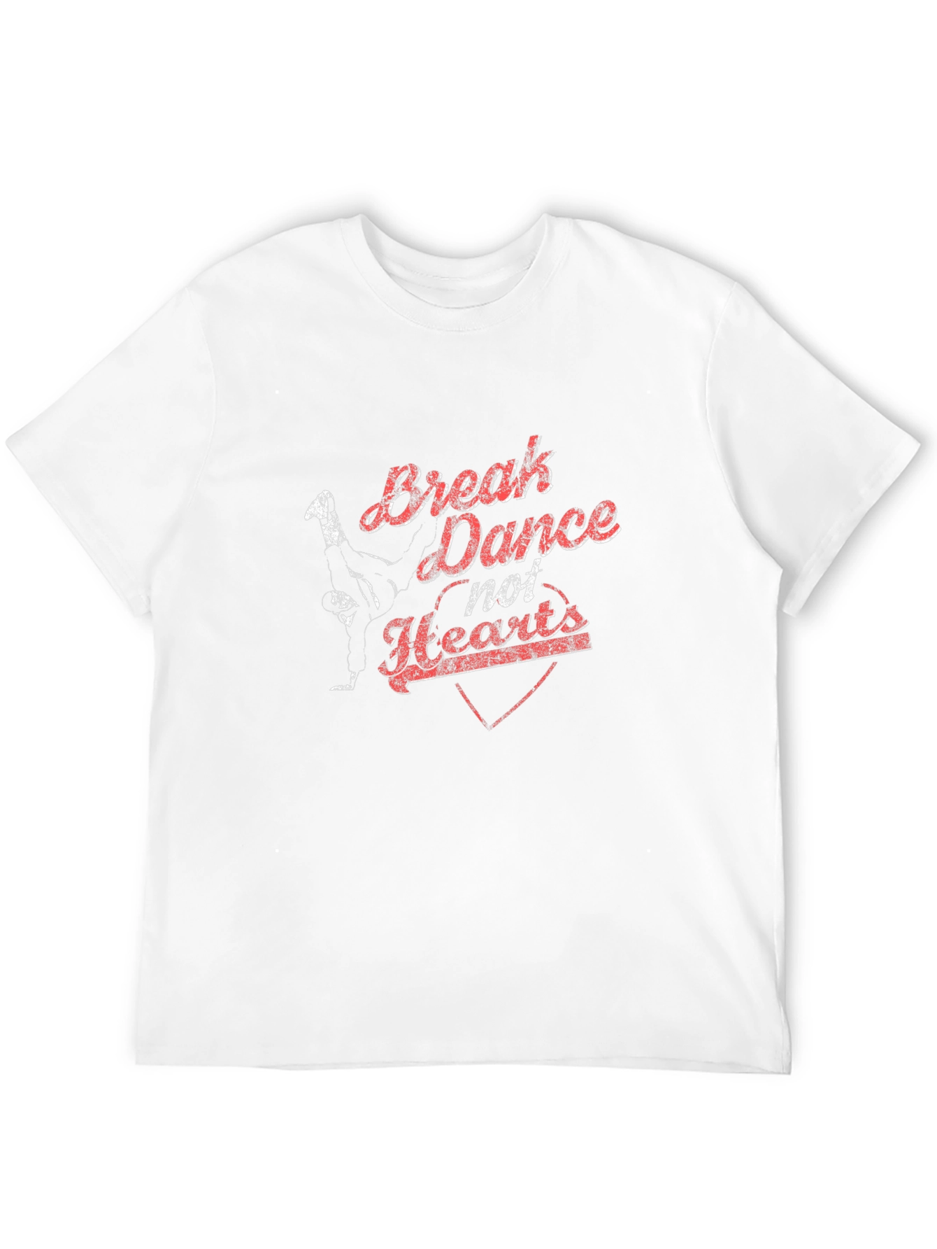 Break Dance Not Hearts T-Shirt - Black