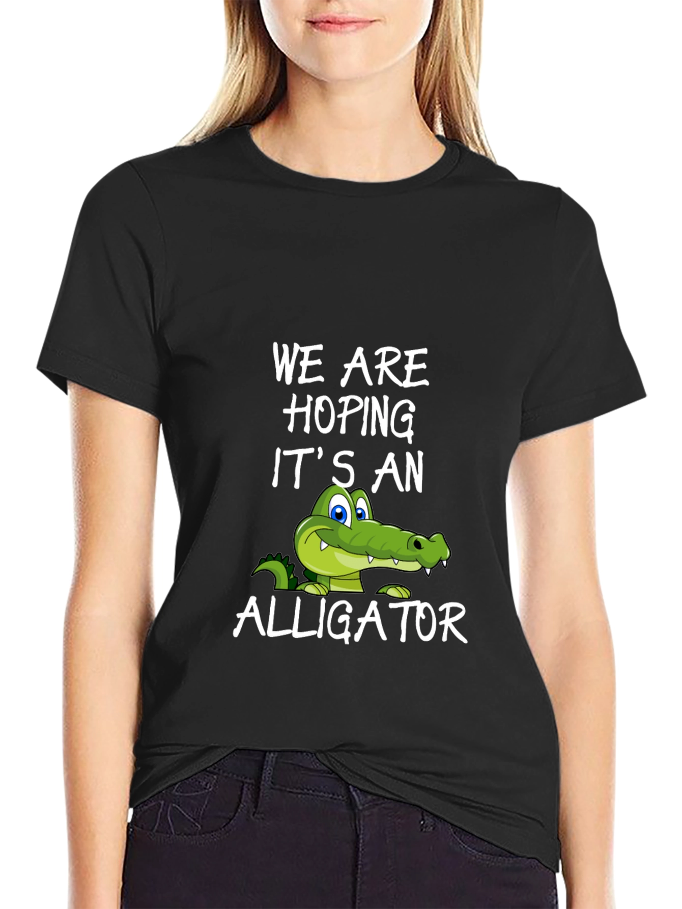Hoping Its An Alligator Graphic Tee