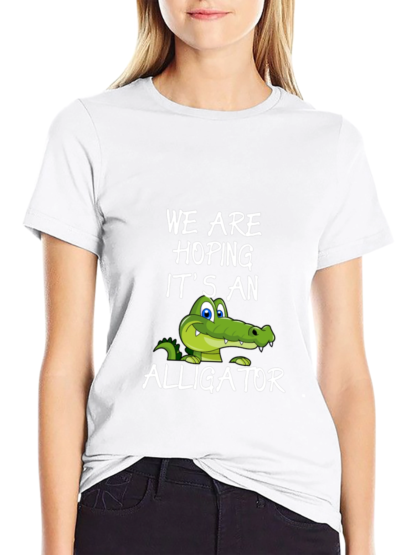 Hoping Its An Alligator Graphic Tee