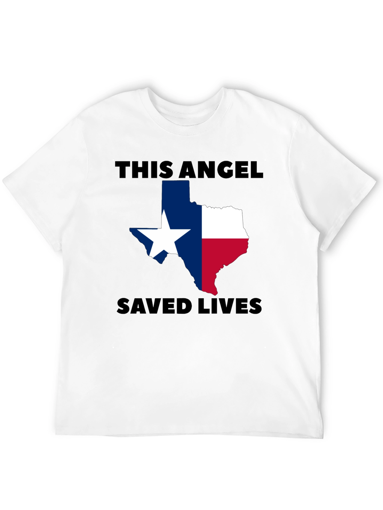 Texas Angel Saved Lives Graphic Tee