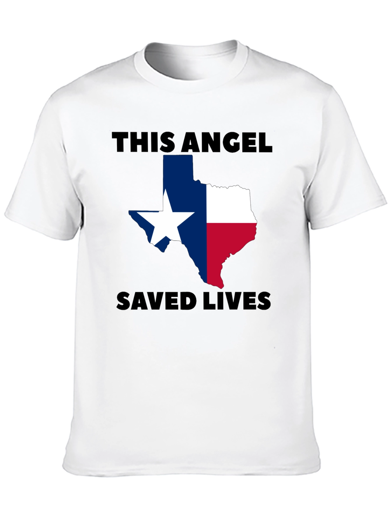 Texas Angel Saved Lives Graphic Tee