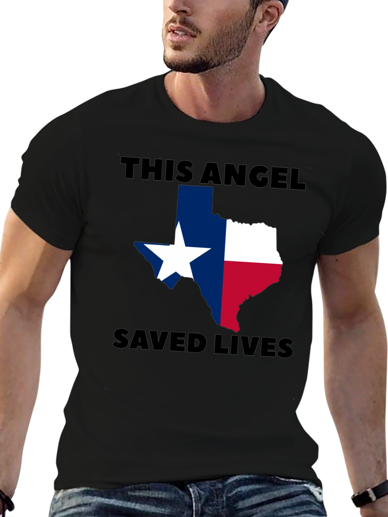 Texas Angel Saved Lives Graphic Tee