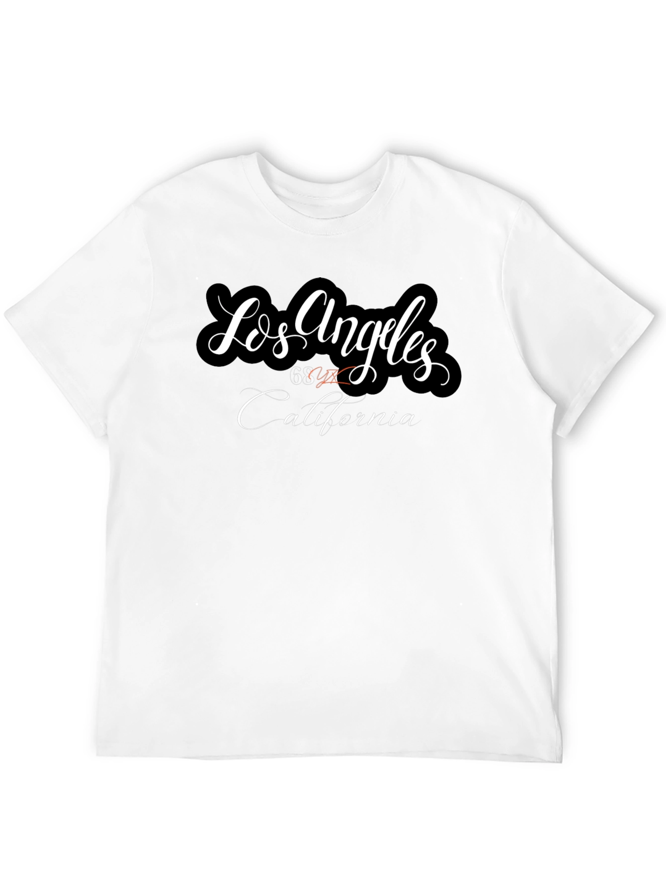 Los Angeles California Black Graphic Tee