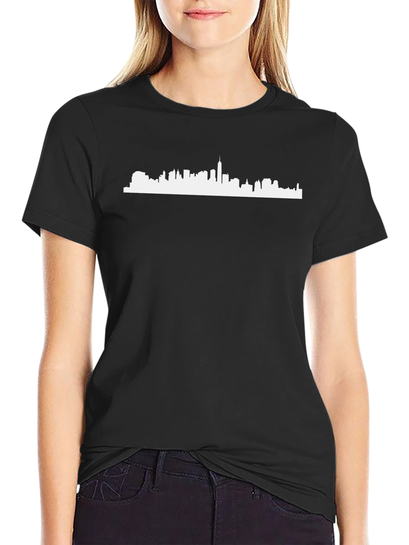 NYC Skyline T-Shirt - Modern Cityscape Design