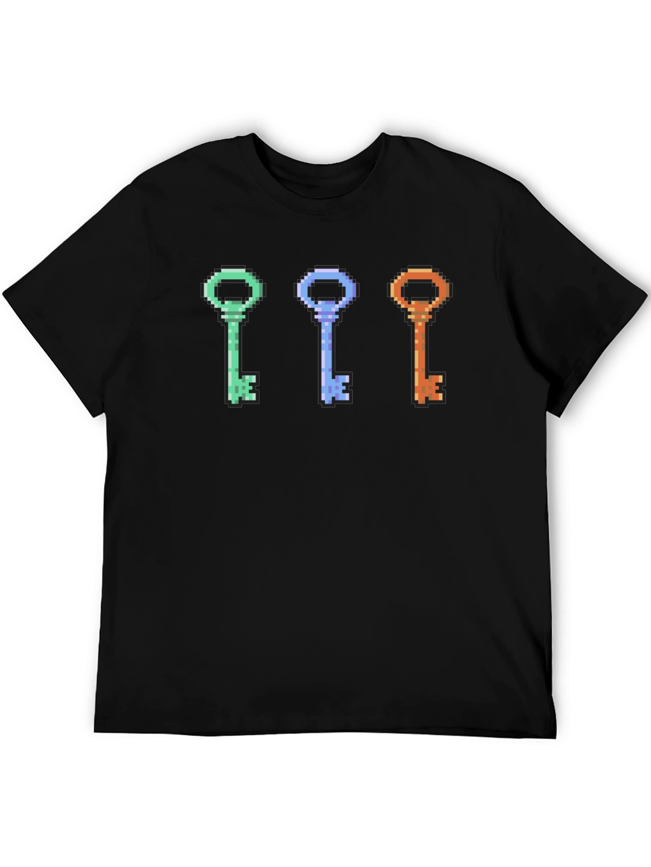 Pixelated Keys T-Shirt - Retro Gaming Style