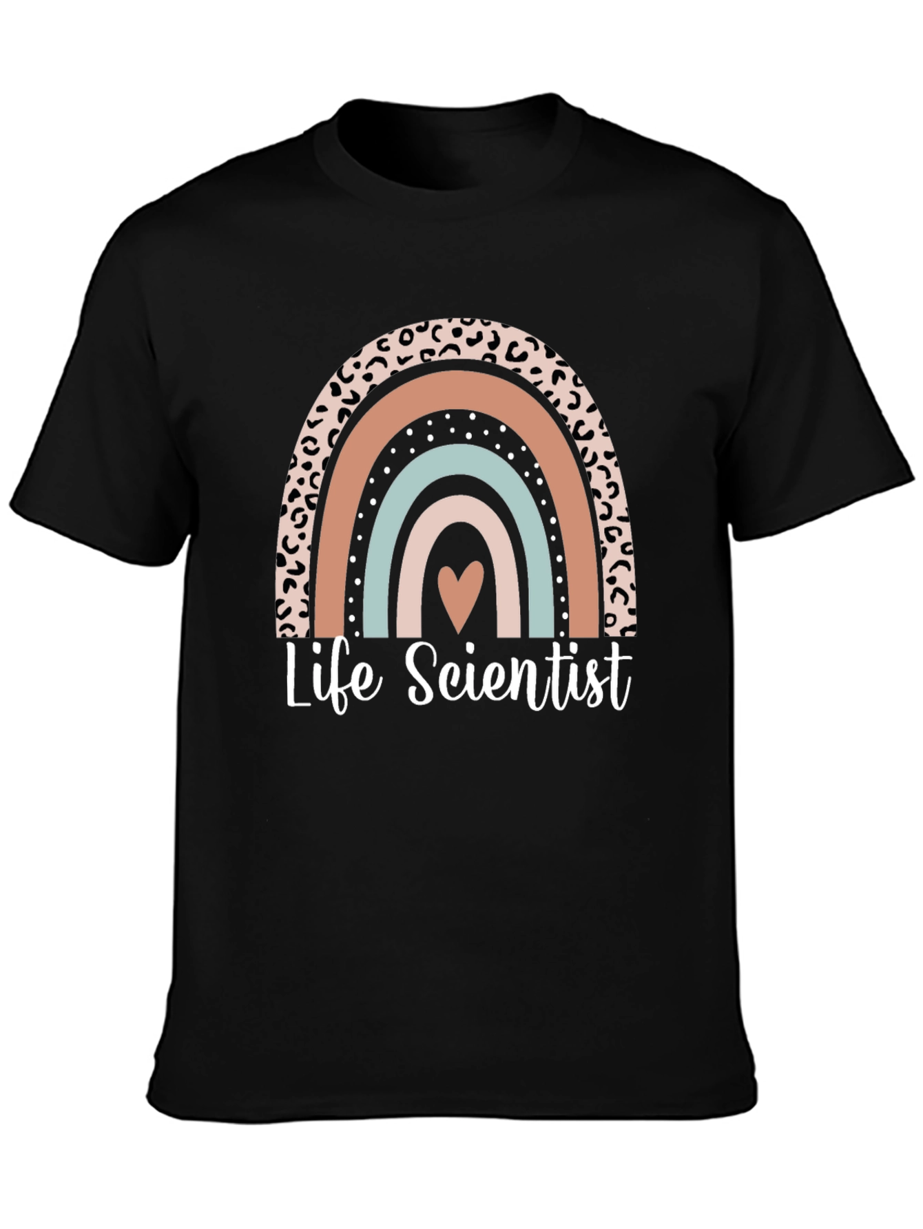 Life Scientist Graphic Tee - Rainbow Design
