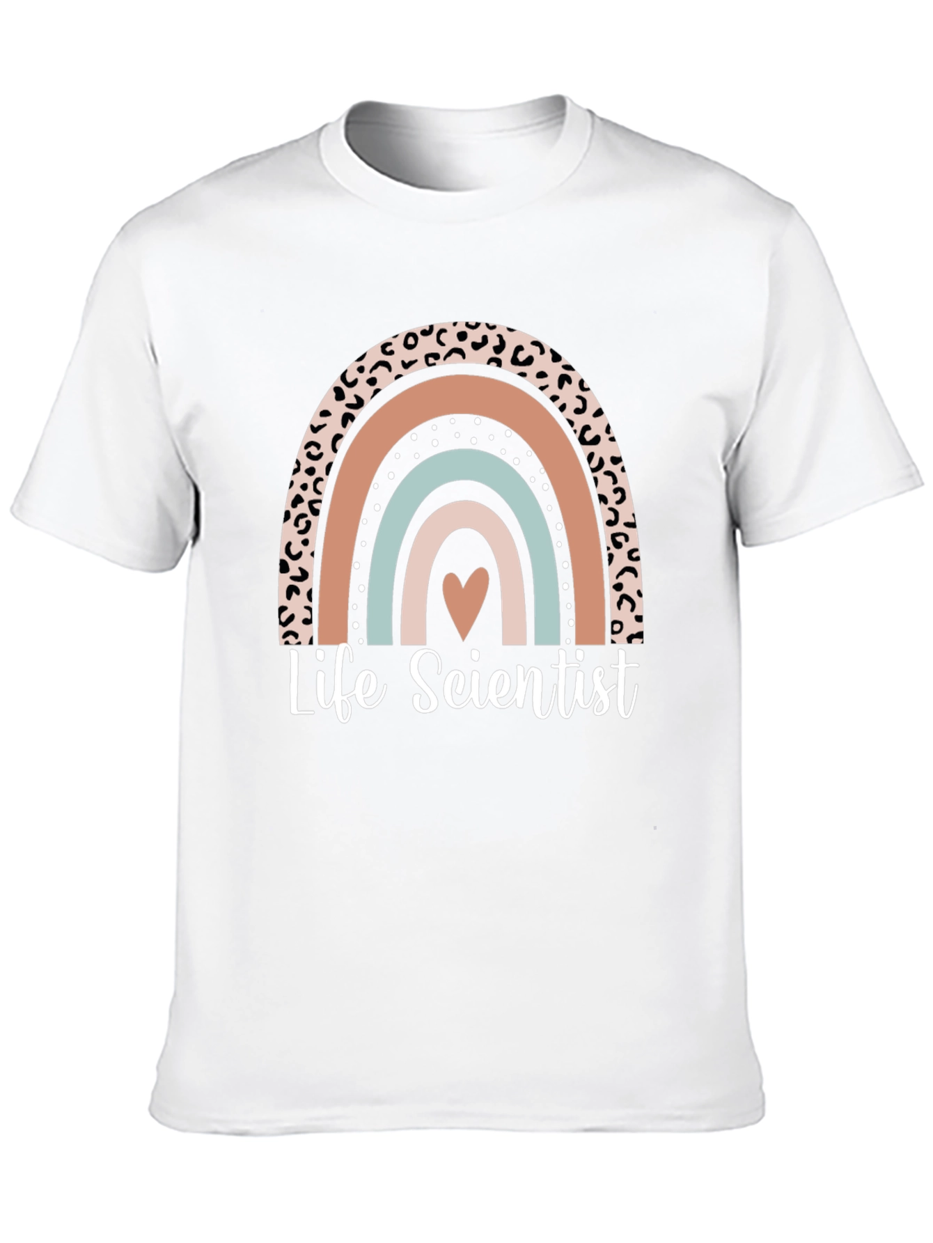 Life Scientist Graphic Tee - Rainbow Design