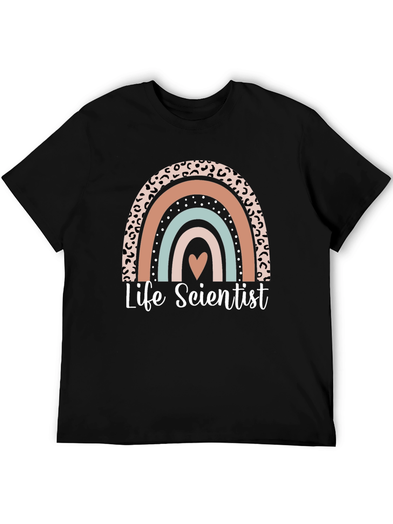Life Scientist Graphic Tee - Rainbow Design