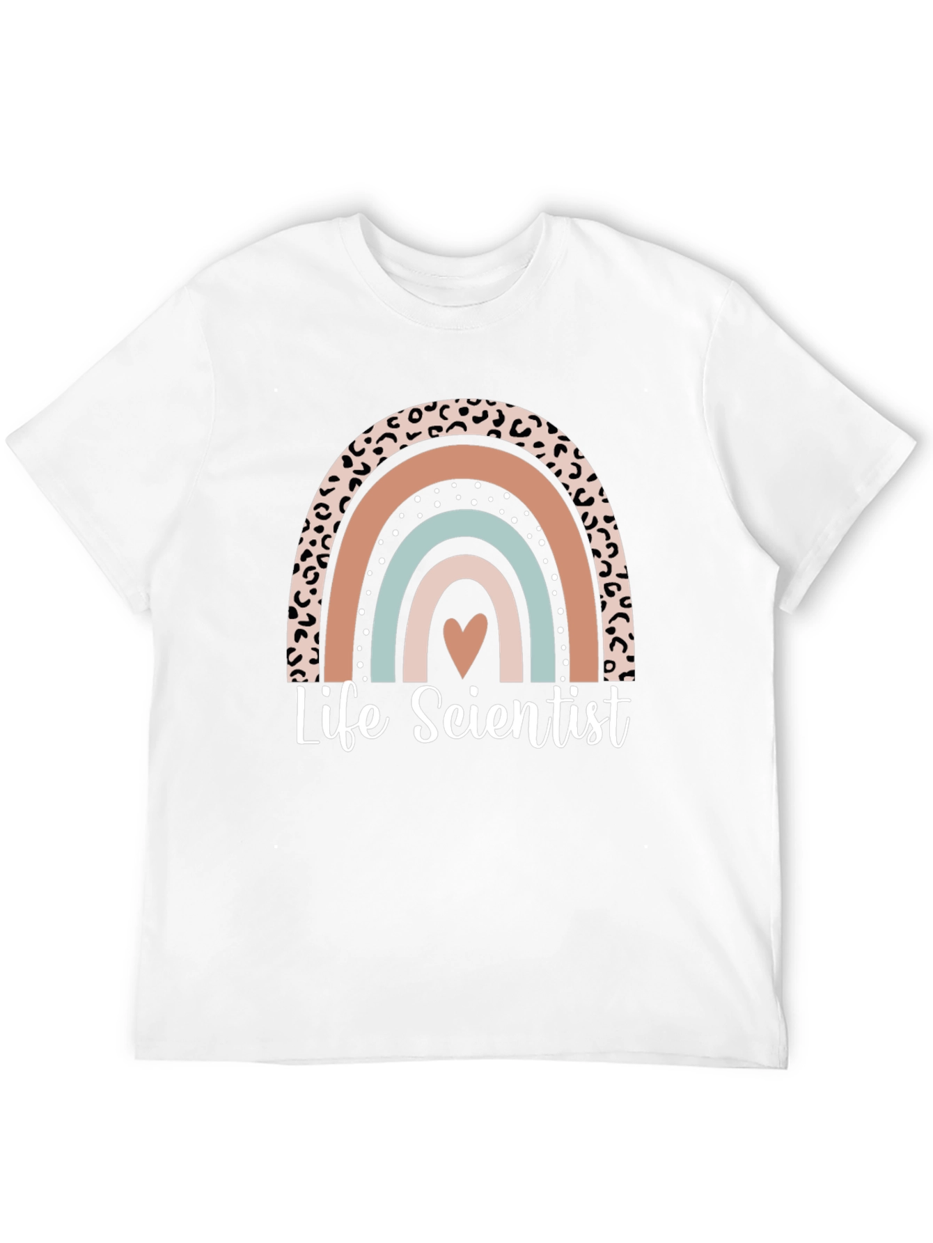 Life Scientist Graphic Tee - Rainbow Design