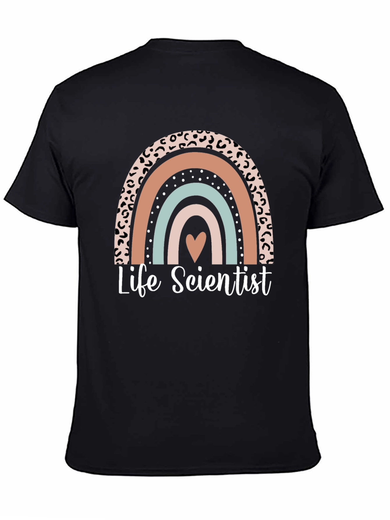 Life Scientist Graphic Tee - Rainbow Design