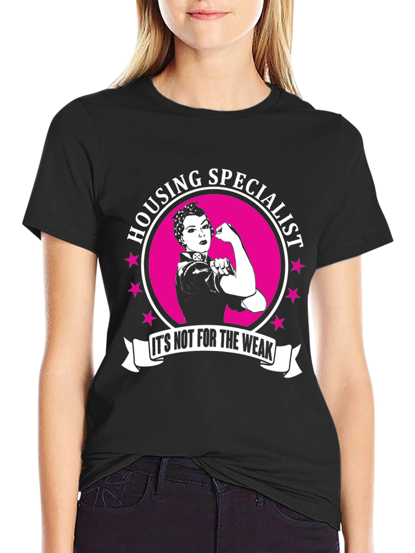 Housing Specialist Rosie the Riveter Graphic T-Shirt