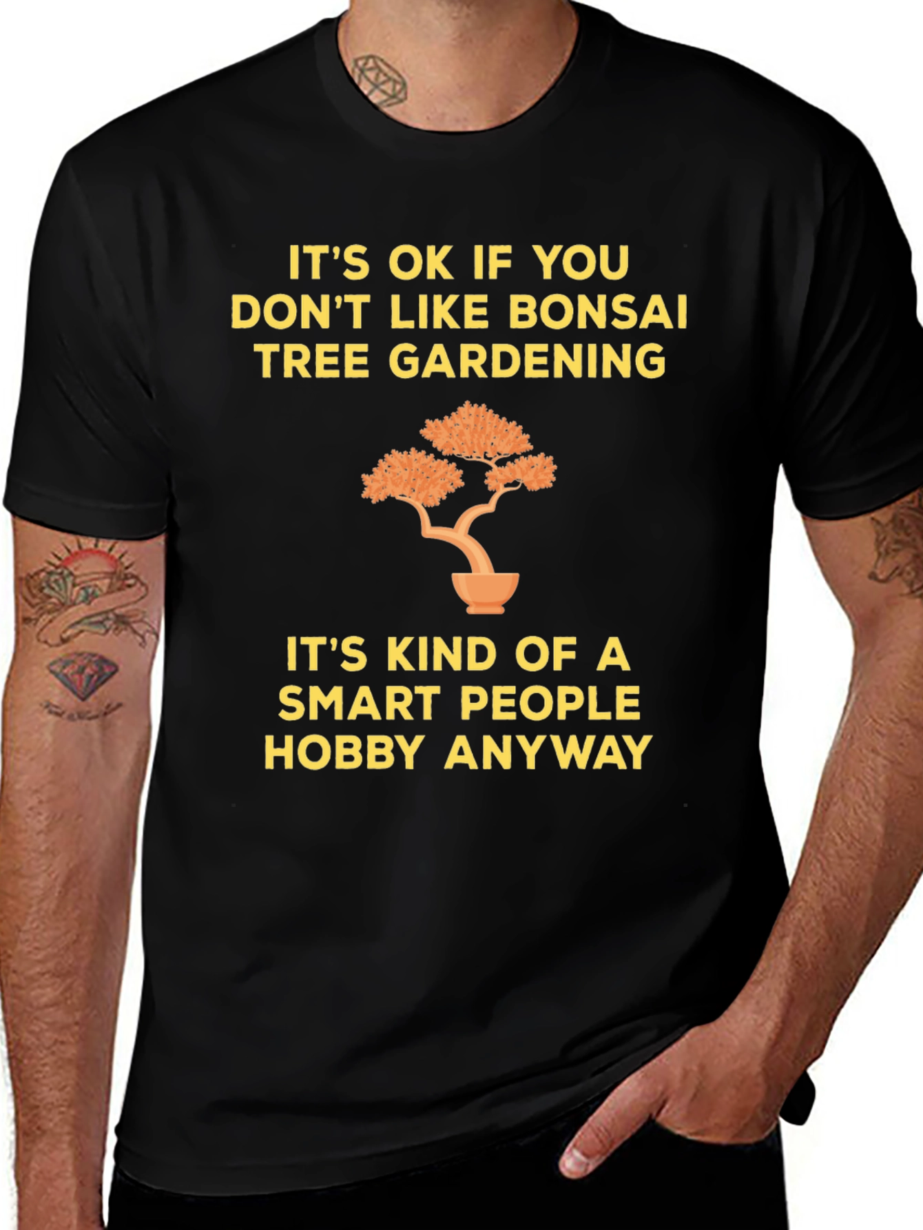 Bonsai Tree Gardening Smart People Hobby T-Shirt