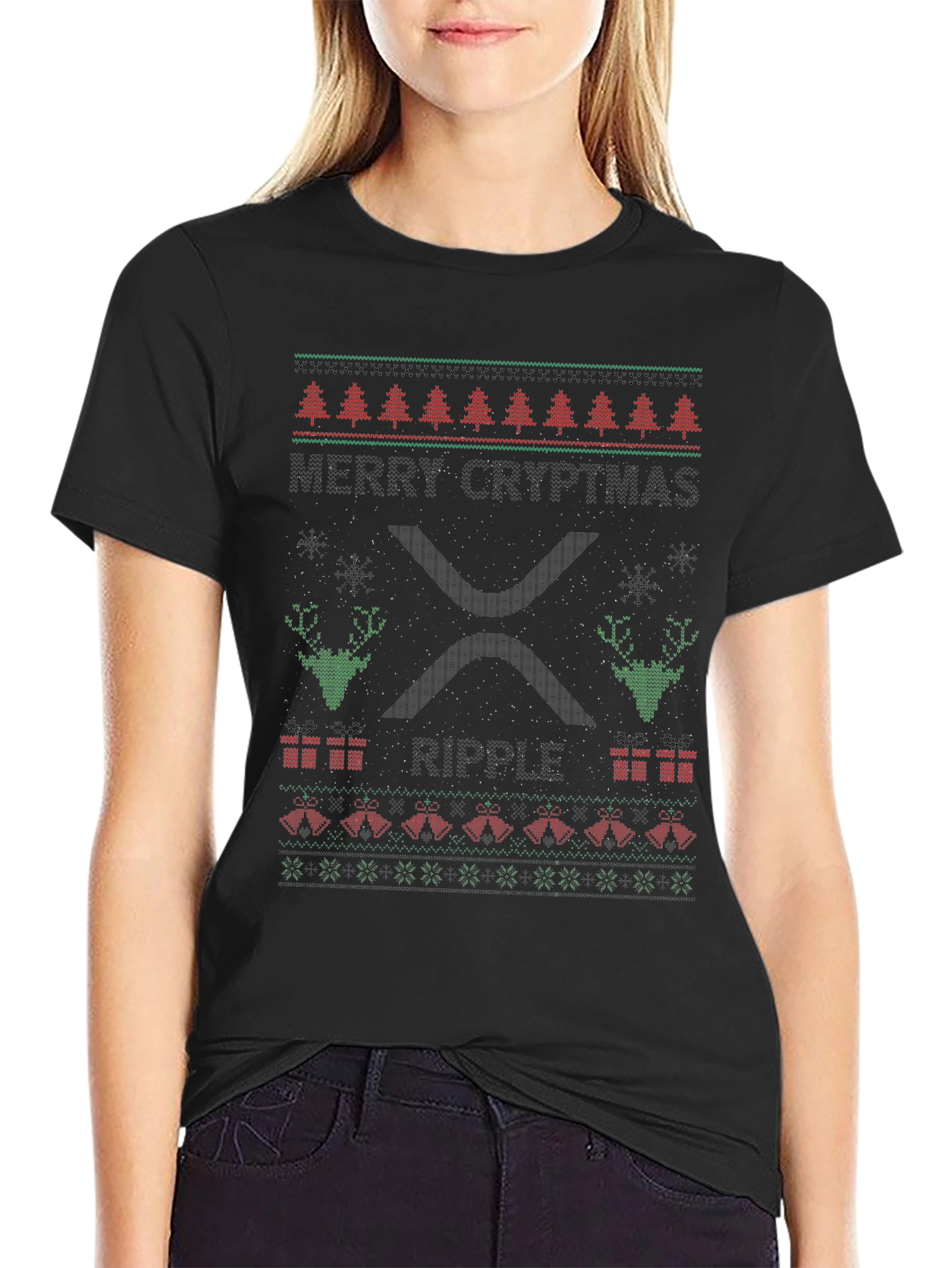XRP Christmas Sweater T-Shirt
