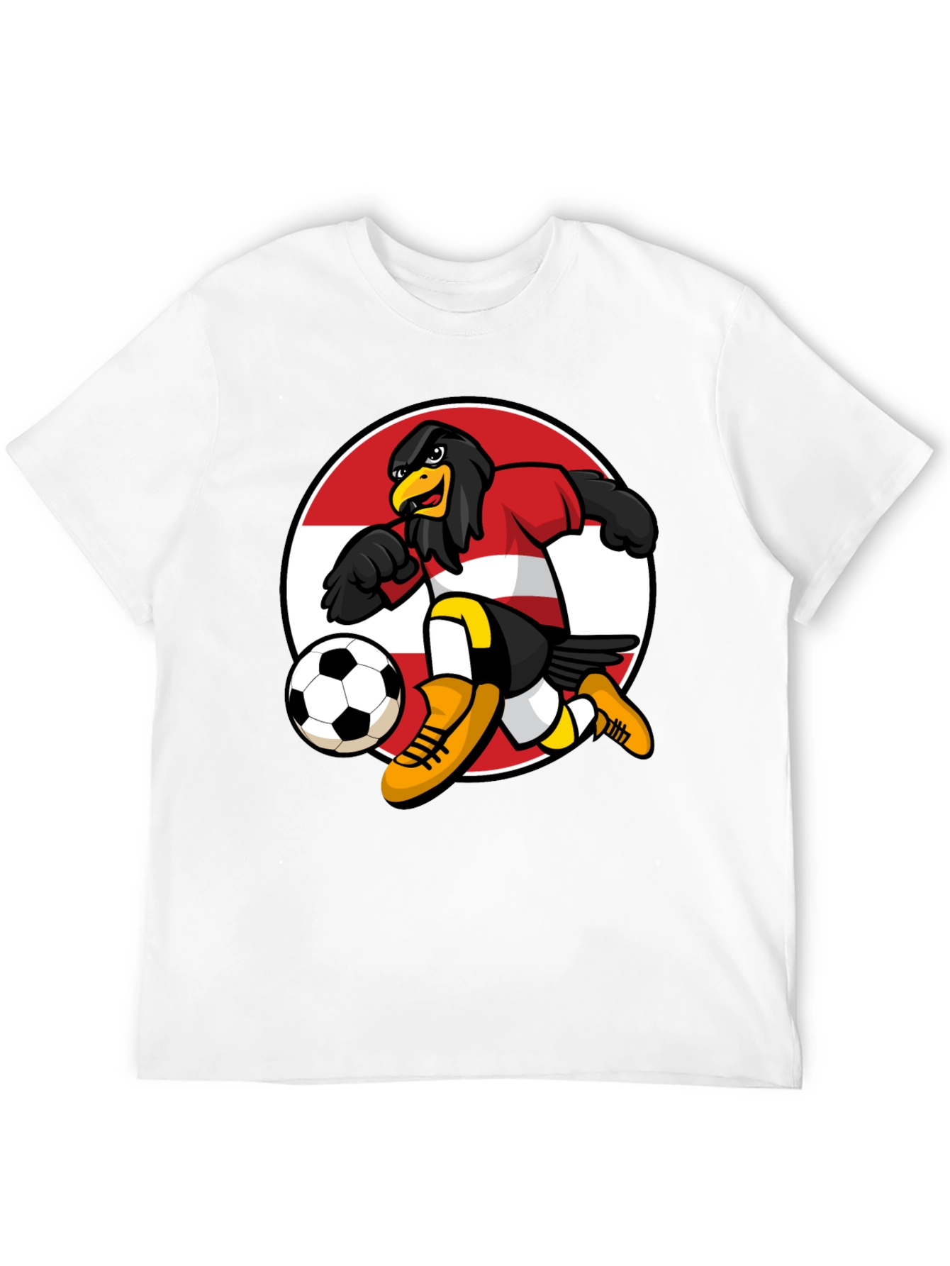 Austrian Eagle Soccer T-Shirt - Black