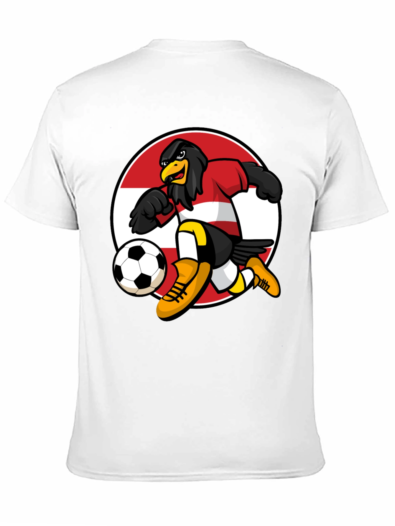 Austrian Eagle Soccer T-Shirt - Black
