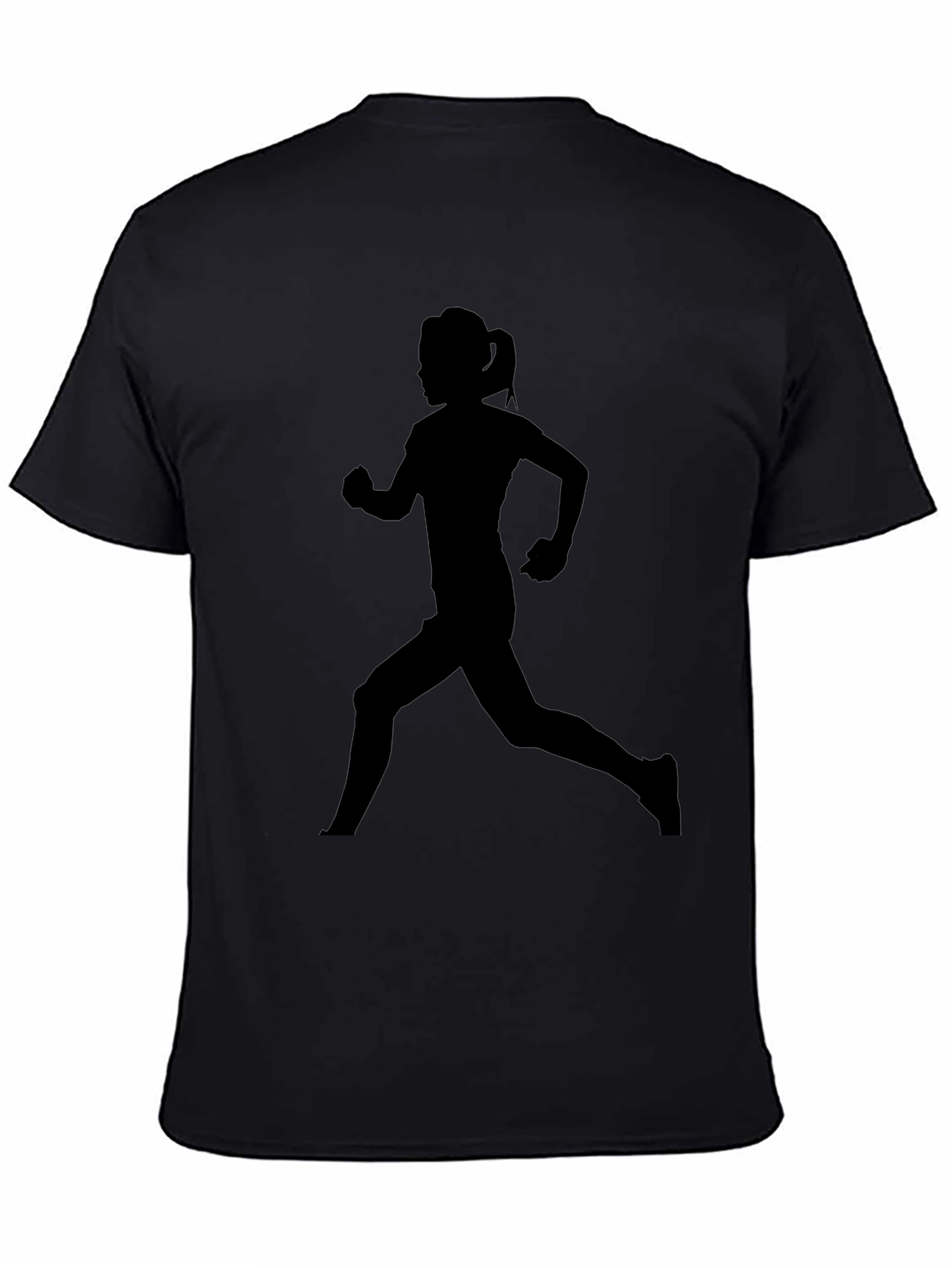 Running Woman Silhouette T-Shirt
