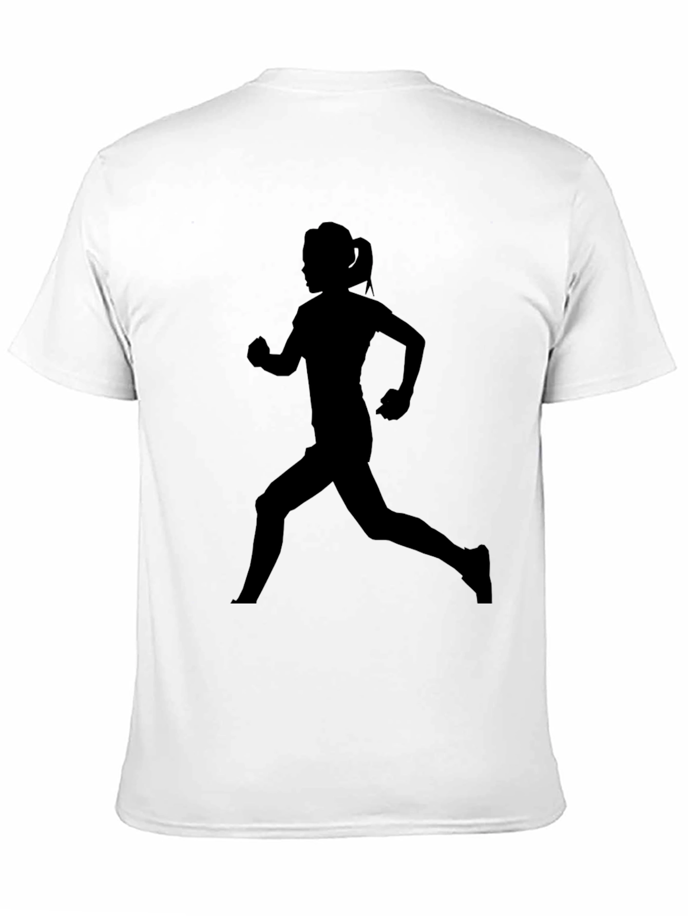Running Woman Silhouette T-Shirt