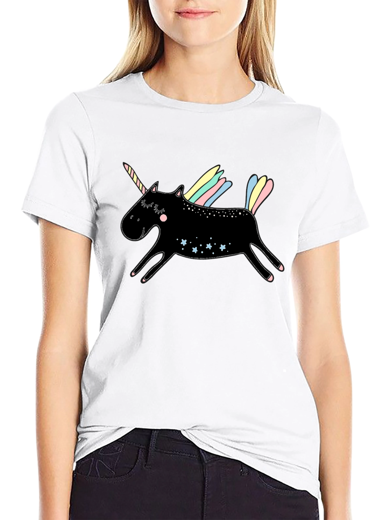 Black Unicorn Graphic Tee